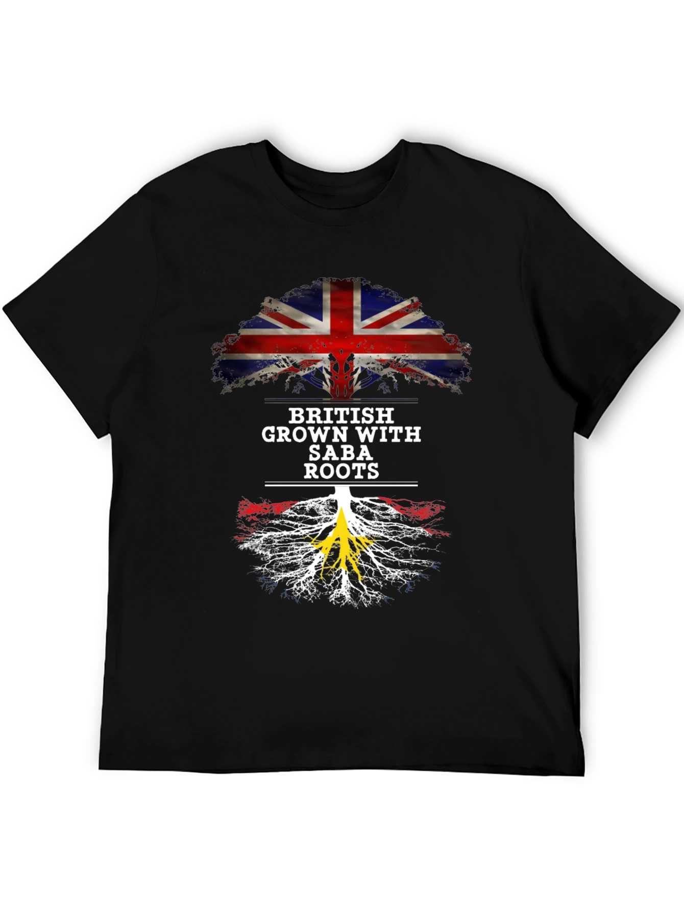 British Grown with Saba Roots T-Shirt