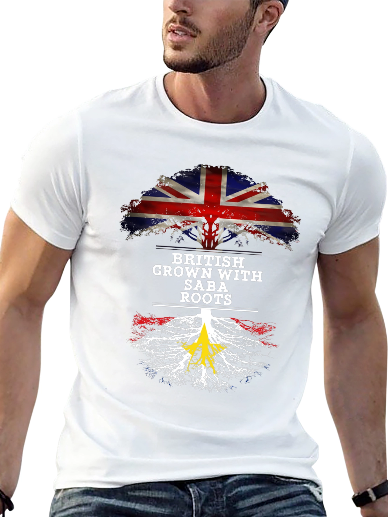 British Grown with Saba Roots T-Shirt