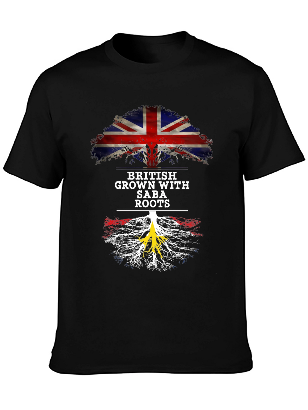 British Grown with Saba Roots T-Shirt