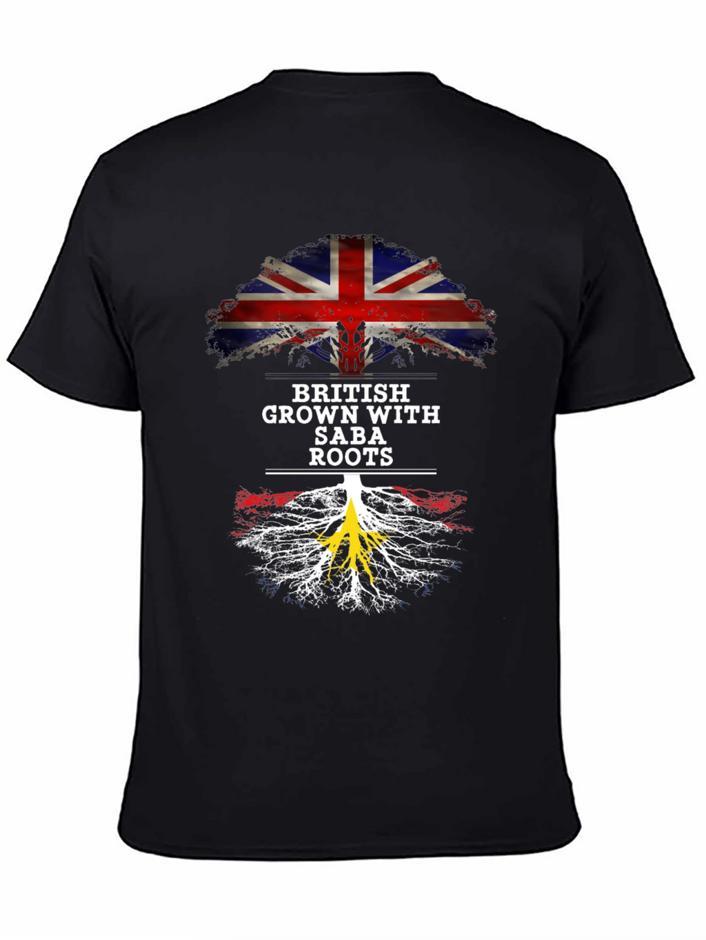 British Grown with Saba Roots T-Shirt