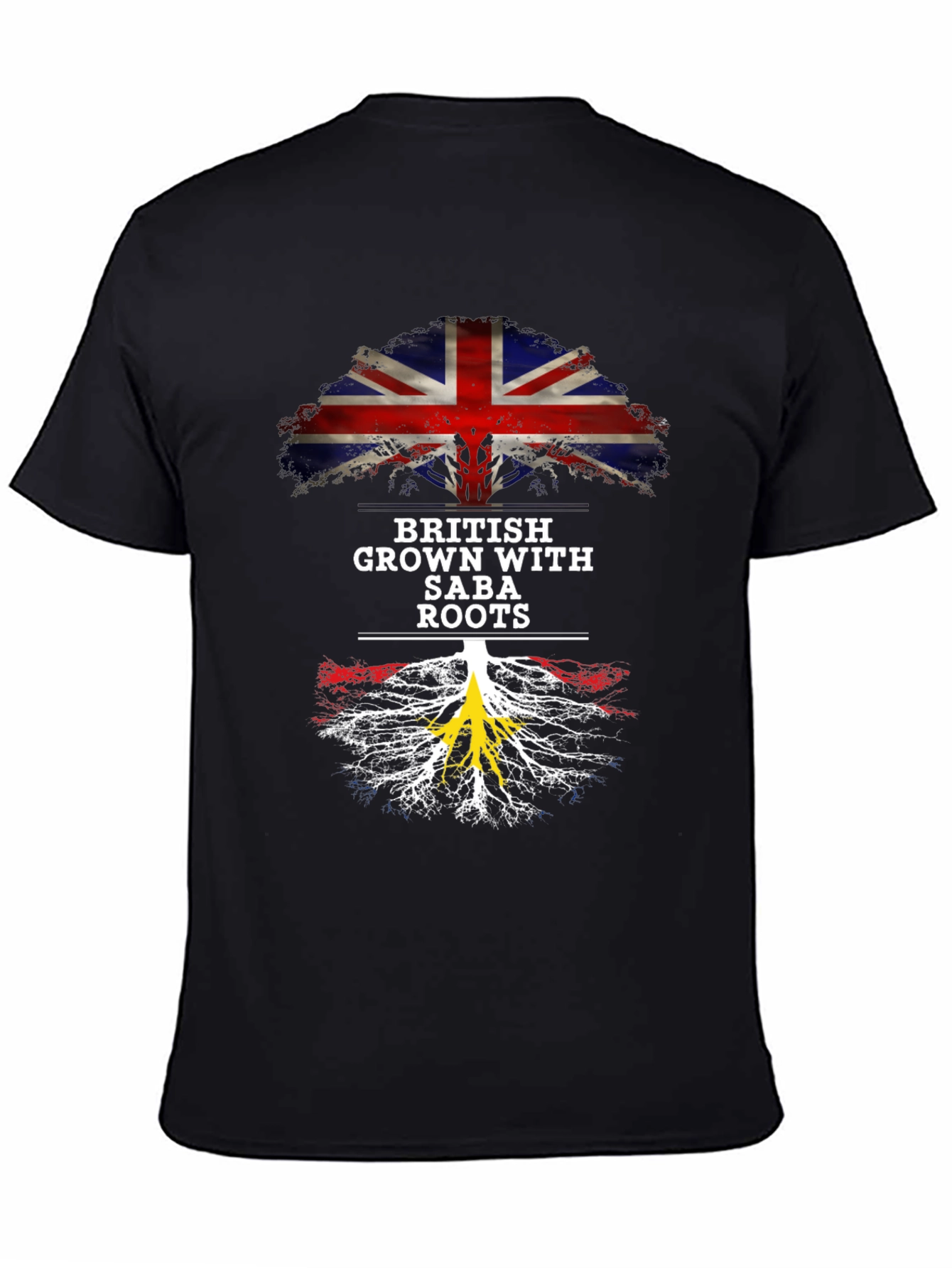 British Grown with Saba Roots T-Shirt