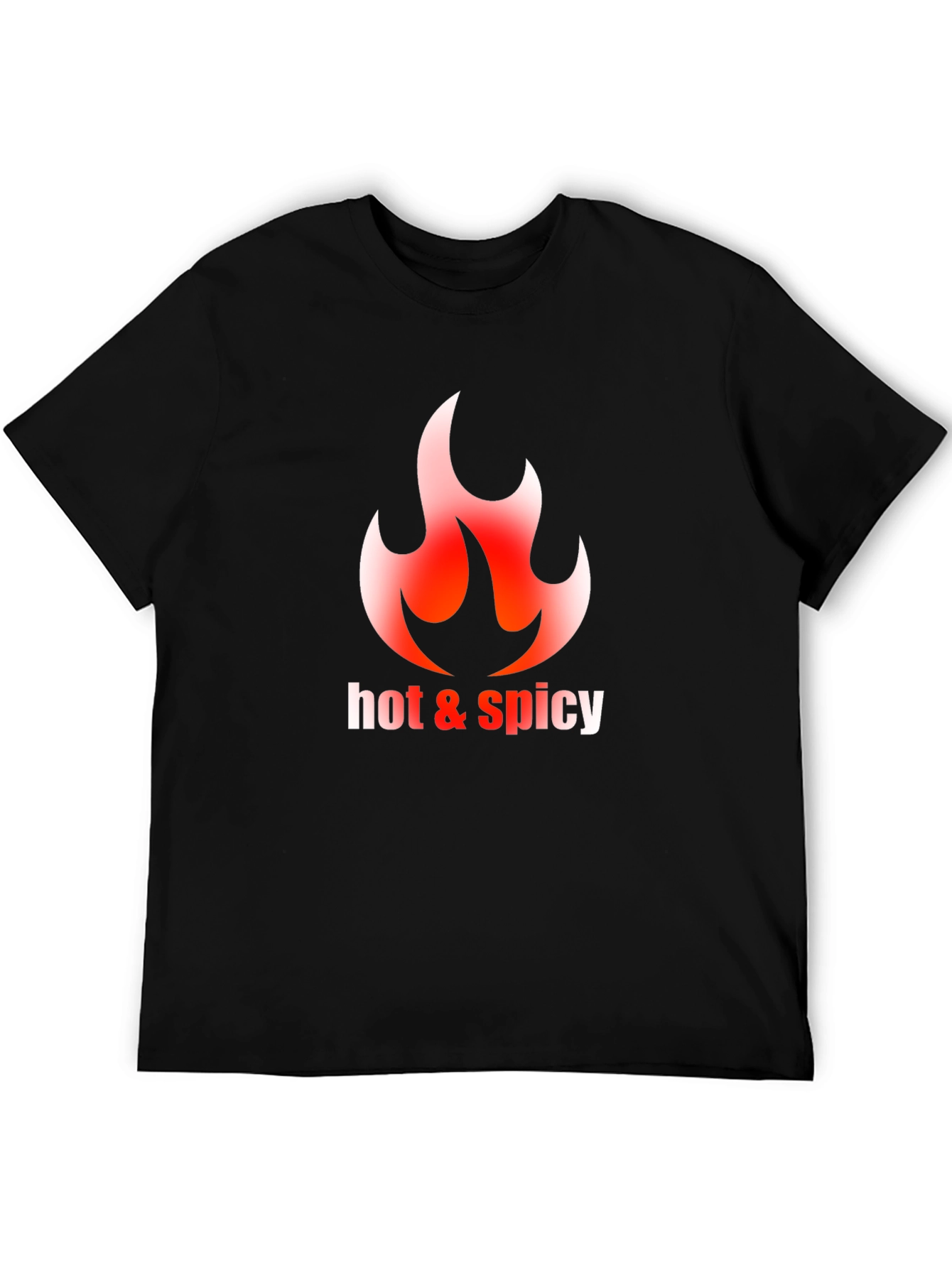 Hot & Spicy Graphic Tee - Black