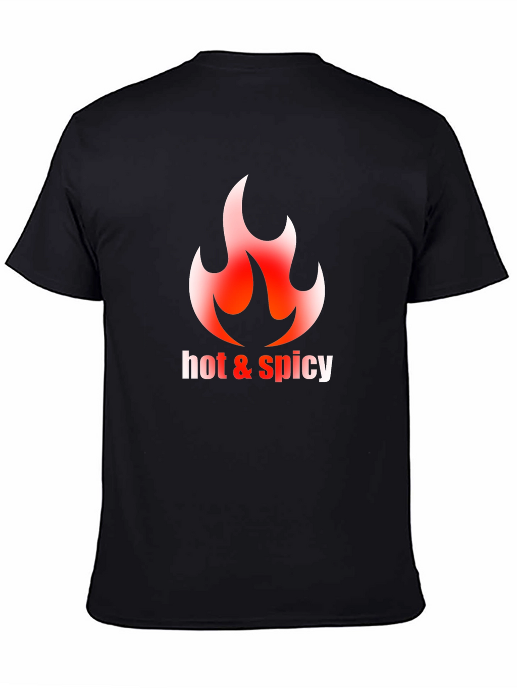 Hot & Spicy Graphic Tee - Black