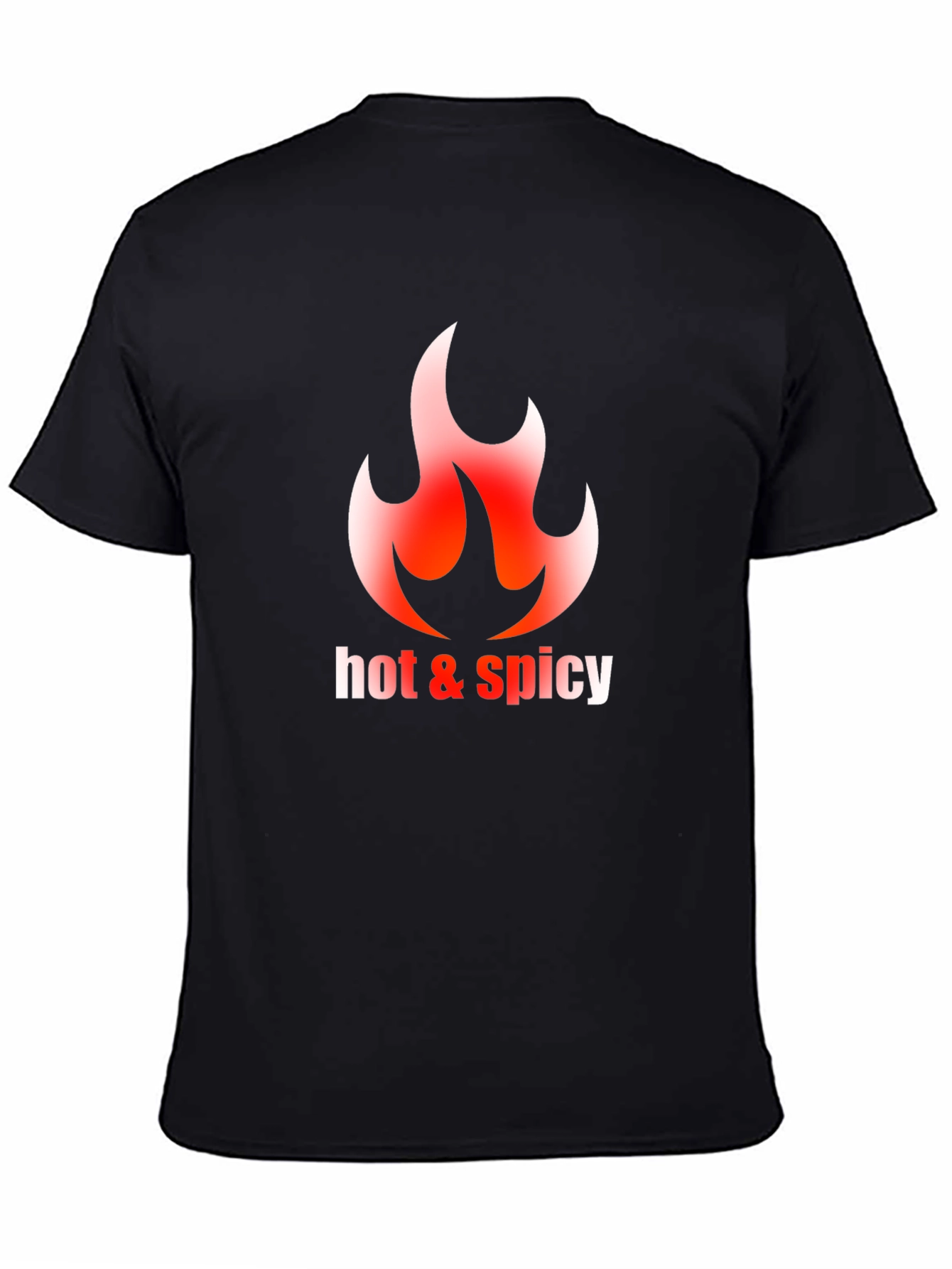 Hot & Spicy Graphic Tee - Black