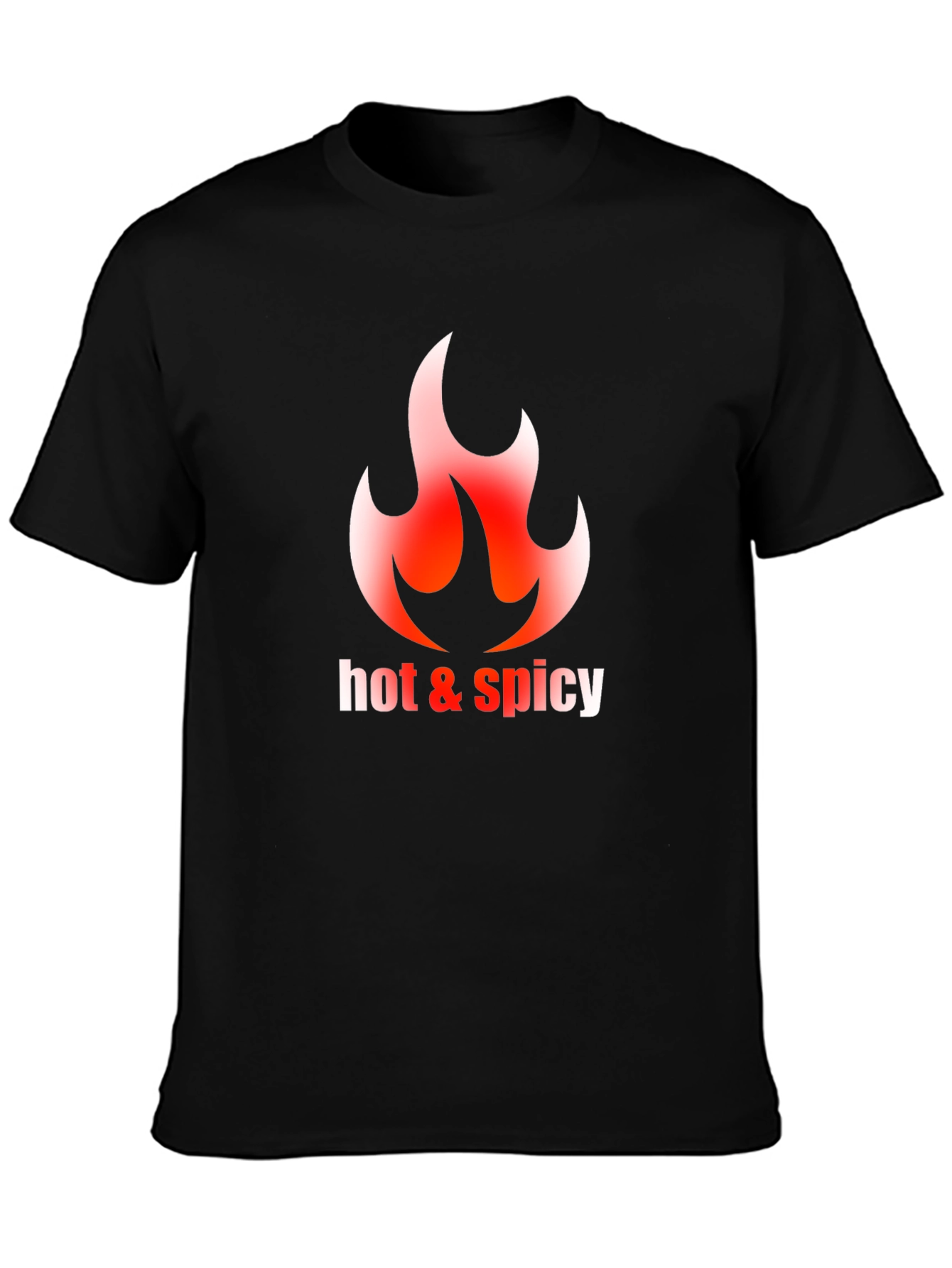 Hot & Spicy Graphic Tee - Black