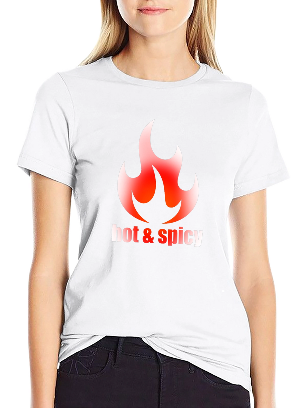 Hot & Spicy Graphic Tee - Black