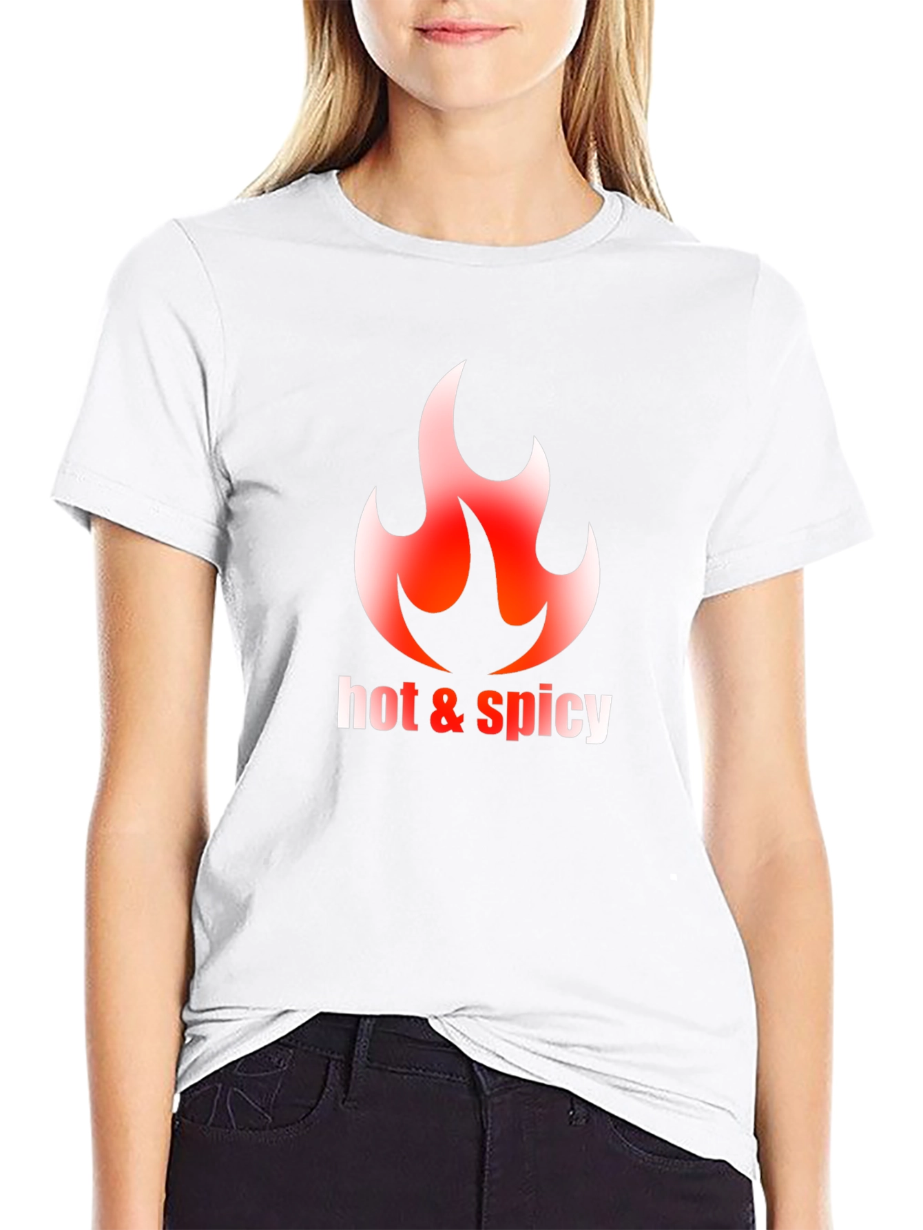 Hot & Spicy Graphic Tee - Black