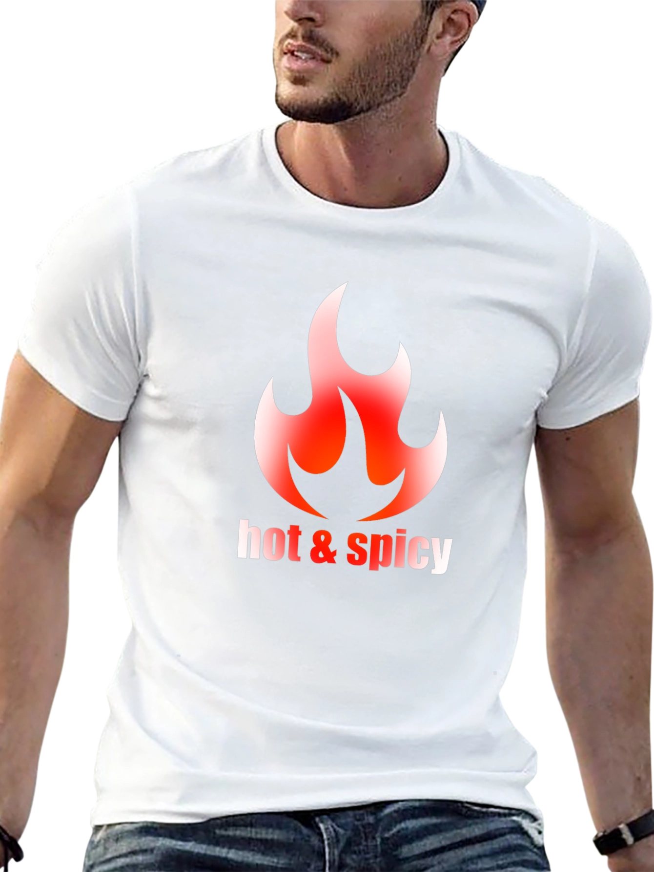 Hot & Spicy Graphic Tee - Black