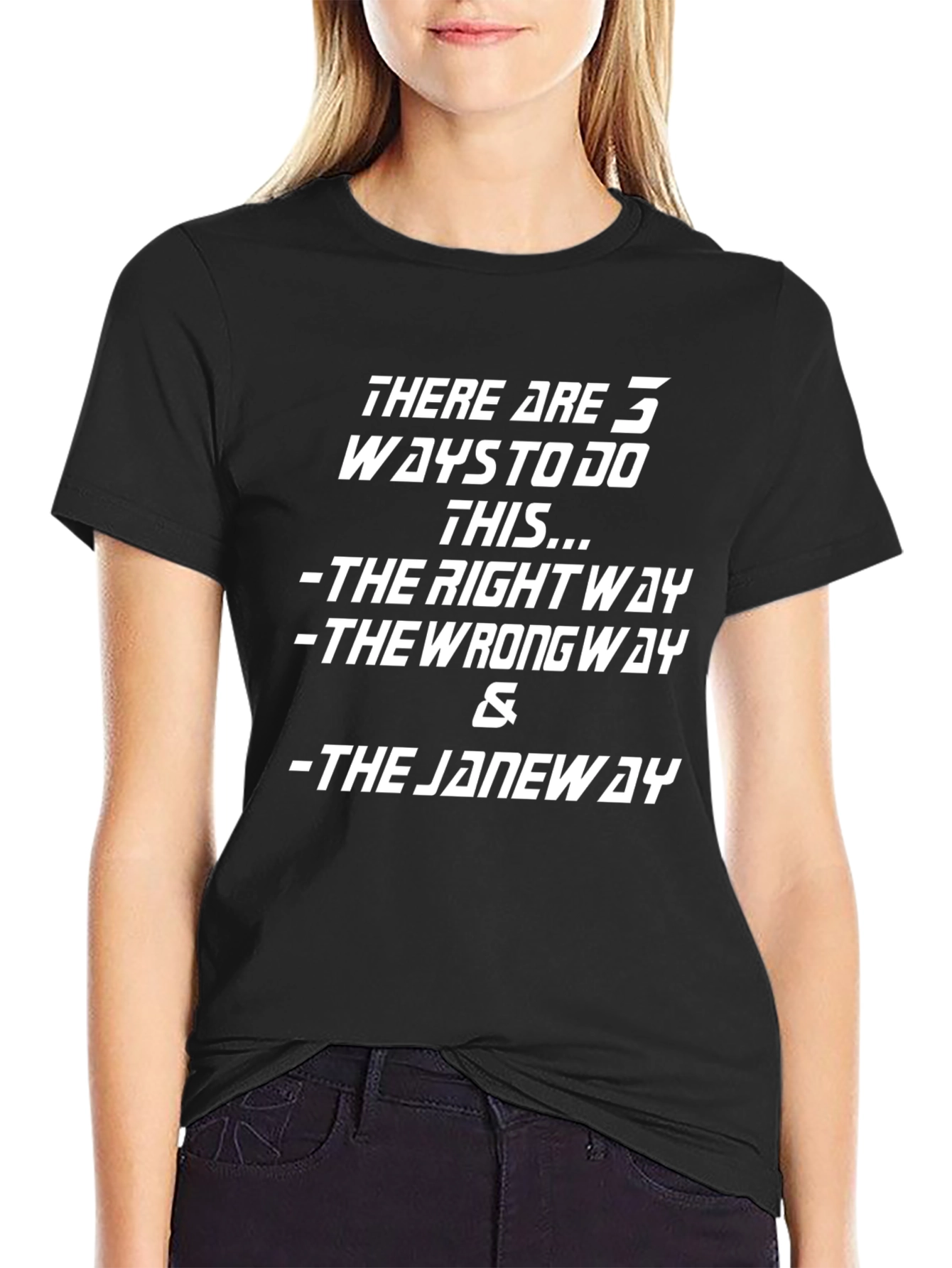 There are 3 ways to do this T-Shirt