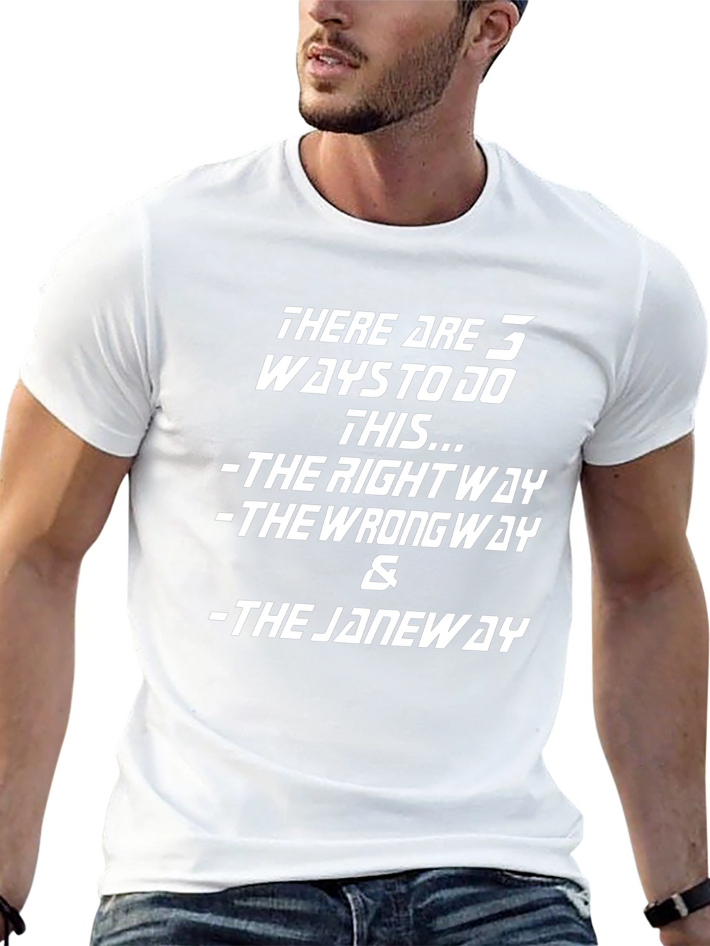 There are 3 ways to do this T-Shirt