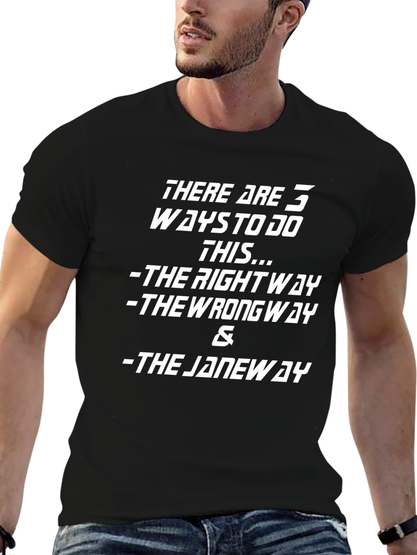 There are 3 ways to do this T-Shirt