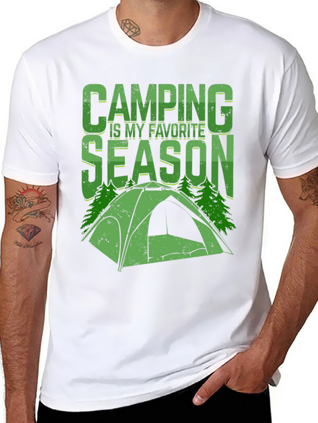 Camping Is My Favorite Season Graphic Tee