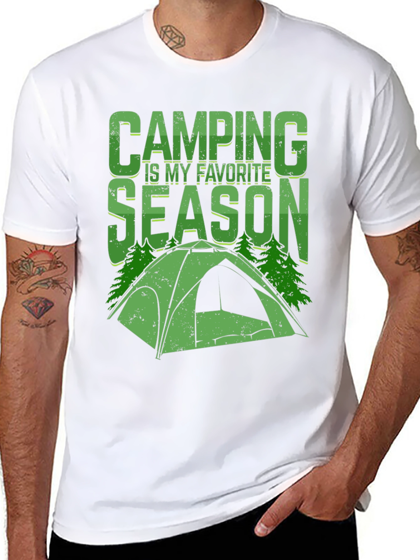 Camping Is My Favorite Season Graphic Tee