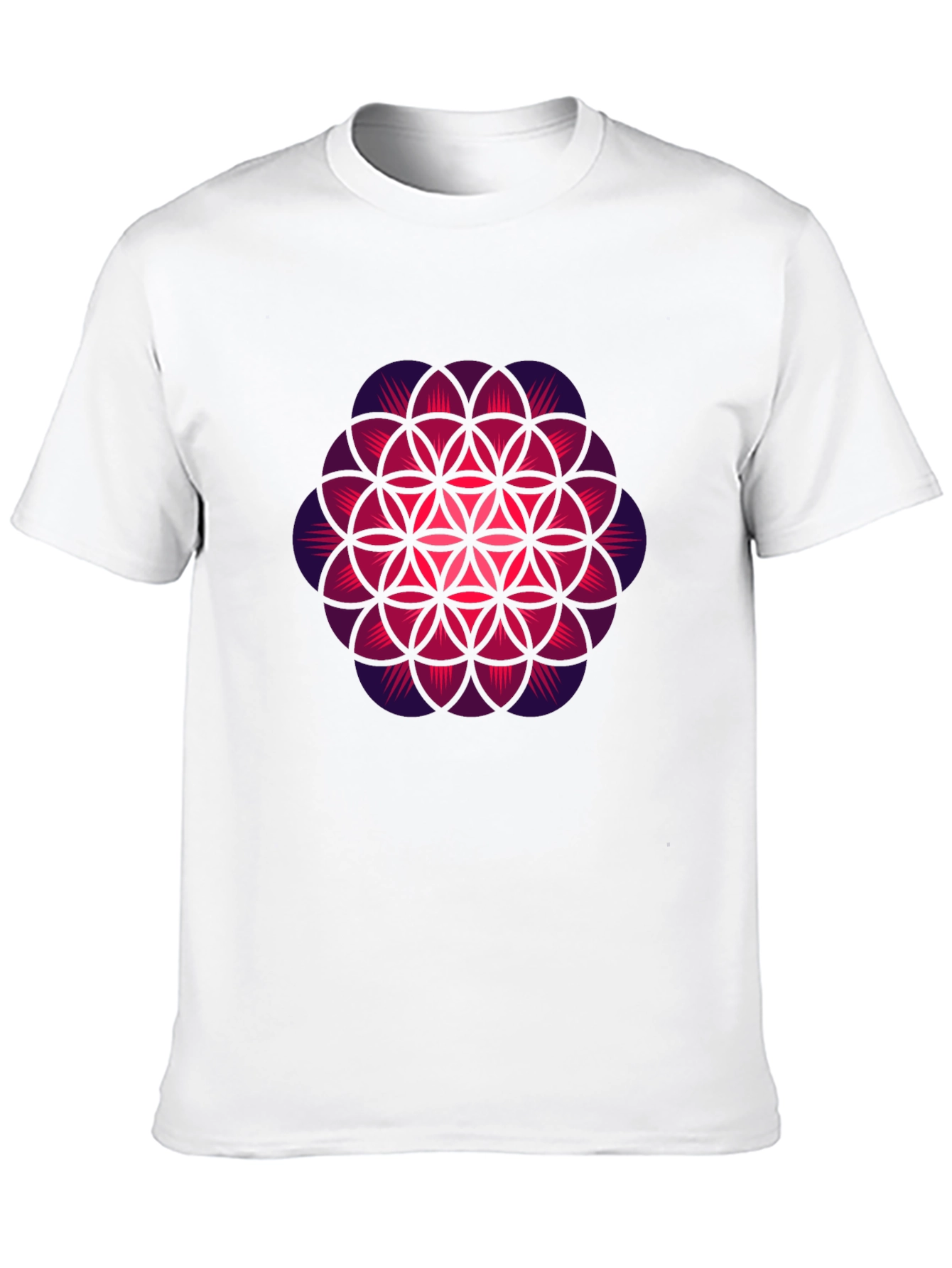 Flower of Life Graphic Tee - Black T-Shirt