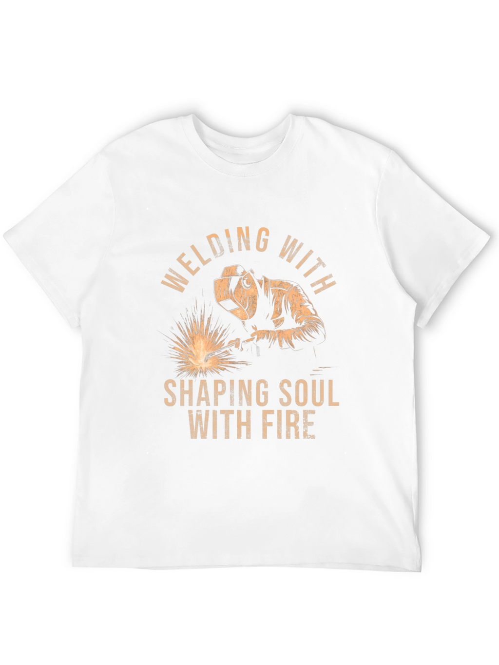 Welding With Fire Black Graphic Tee