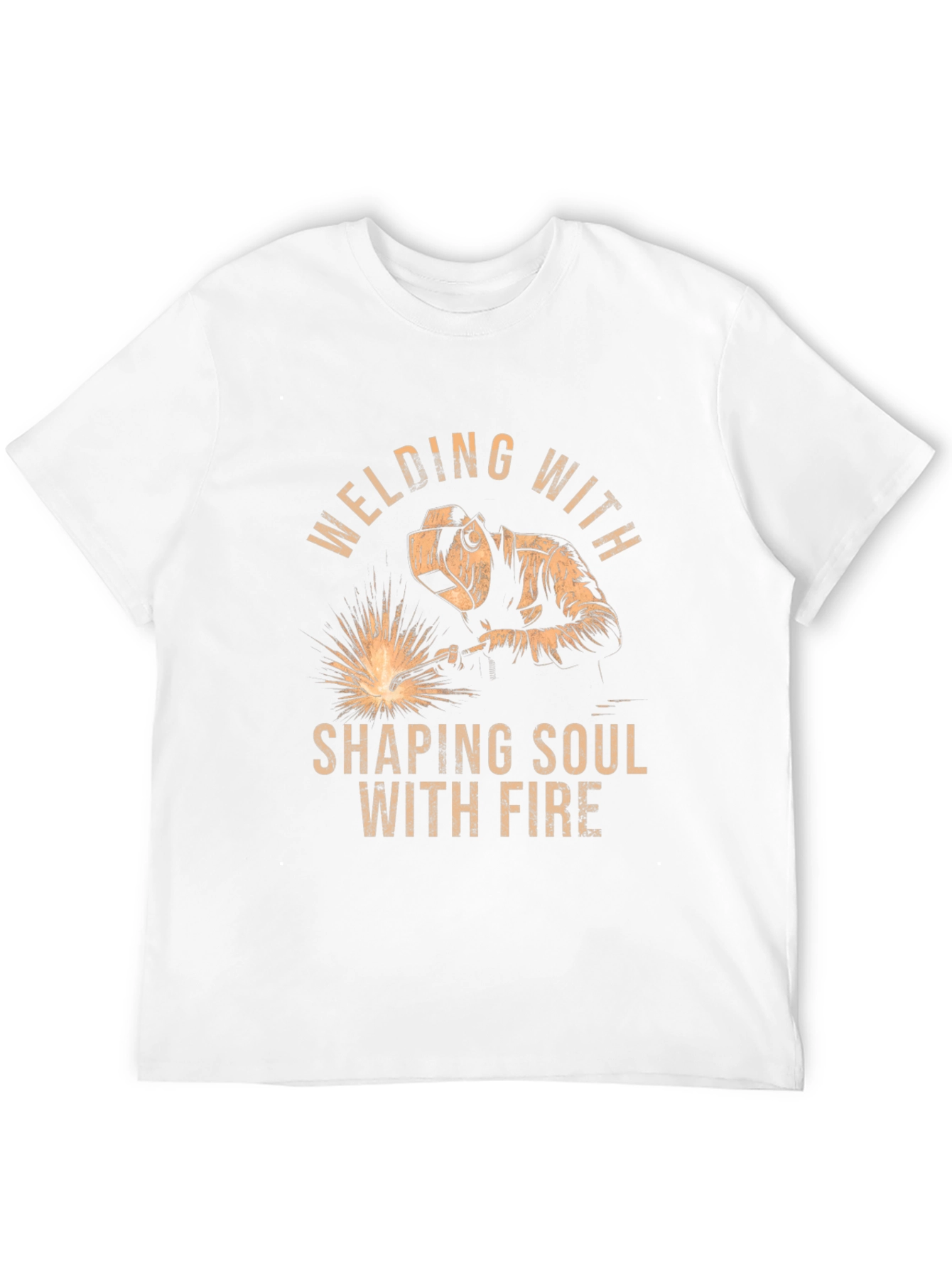 Welding With Fire Black Graphic Tee