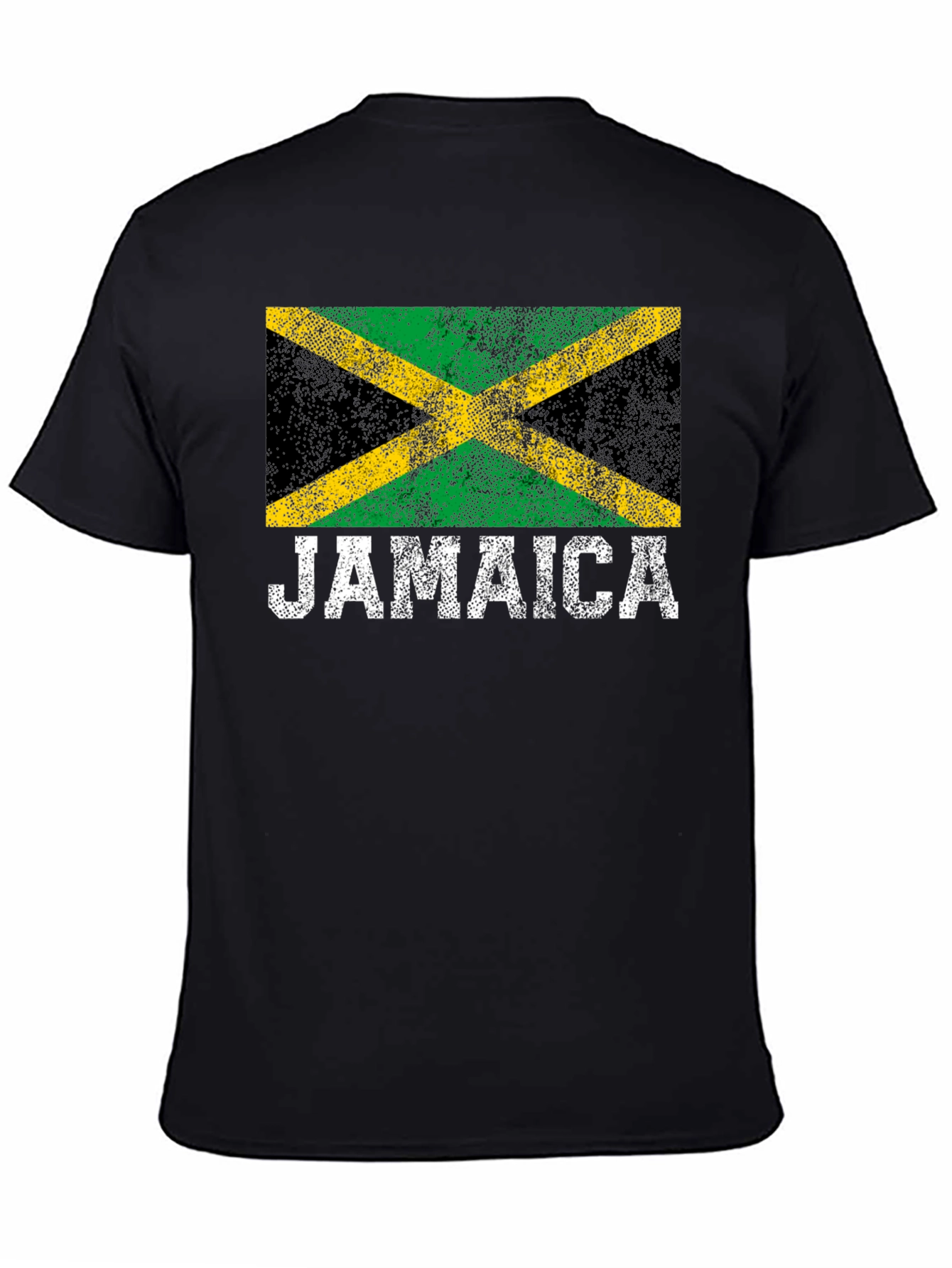 Jamaica Flag T-Shirt - Black Graphic Tee