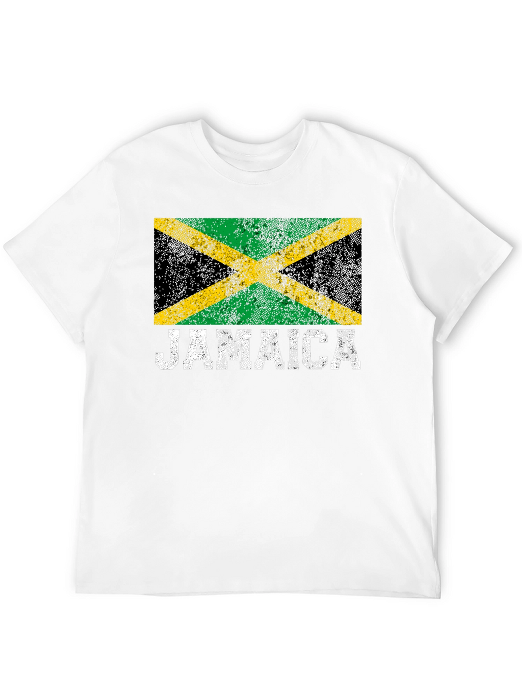 Jamaica Flag T-Shirt - Black Graphic Tee