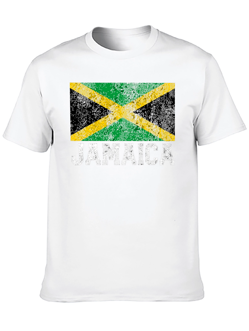 Jamaica Flag T-Shirt - Black Graphic Tee