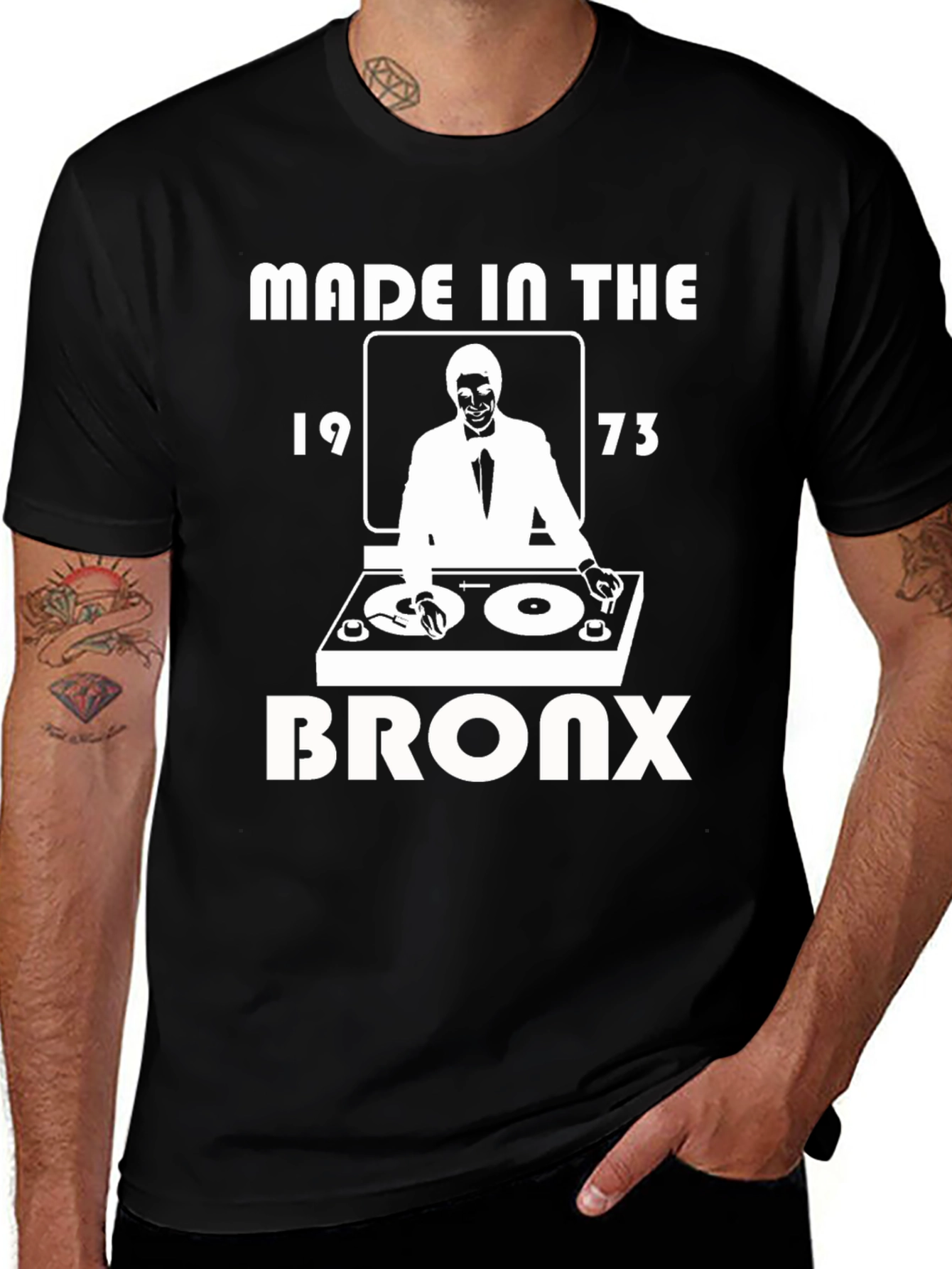 Made in The Bronx 1973 DJ T-Shirt