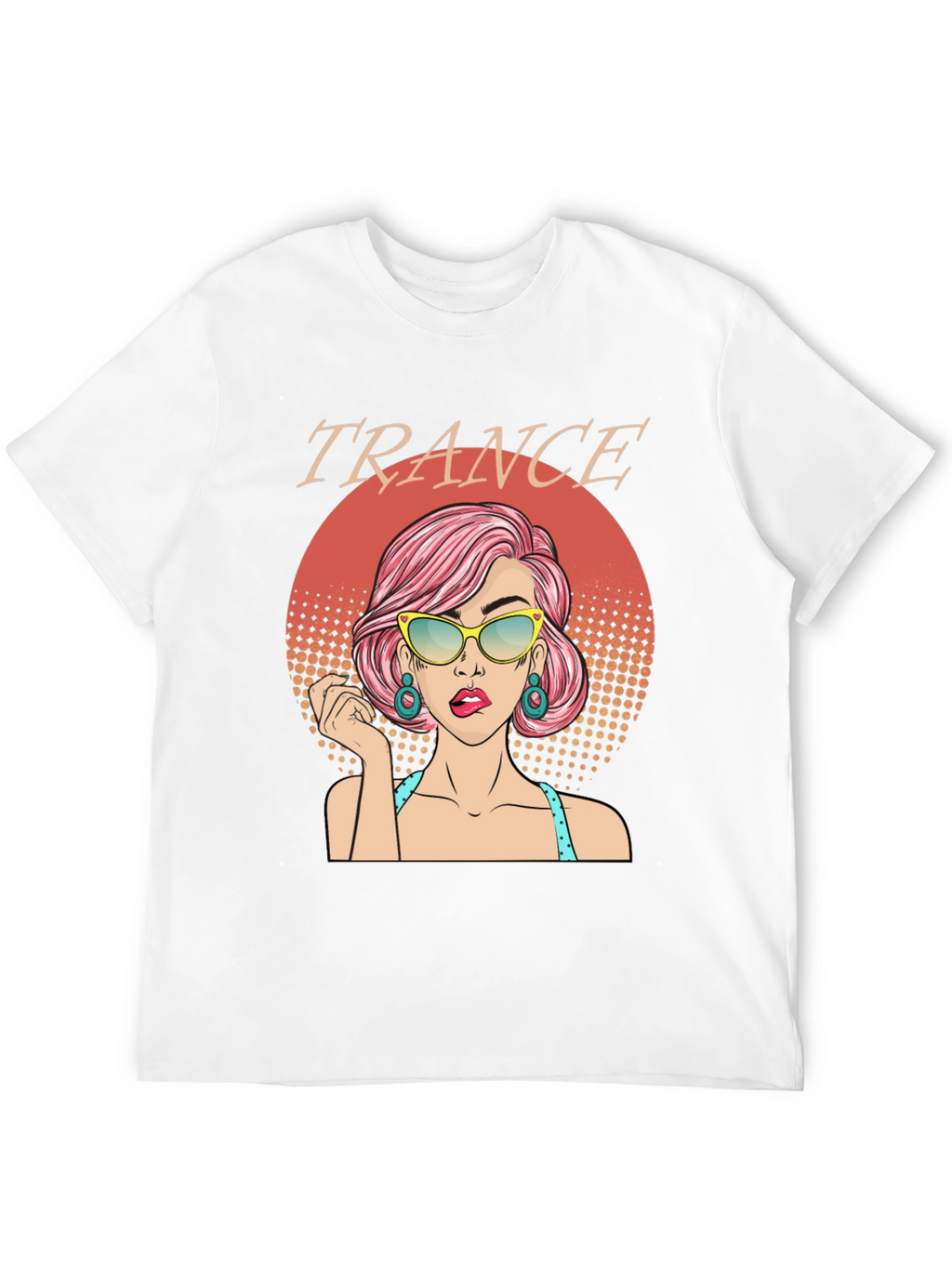 Trance Music T-Shirt - Retro Pop Art Graphic Tee