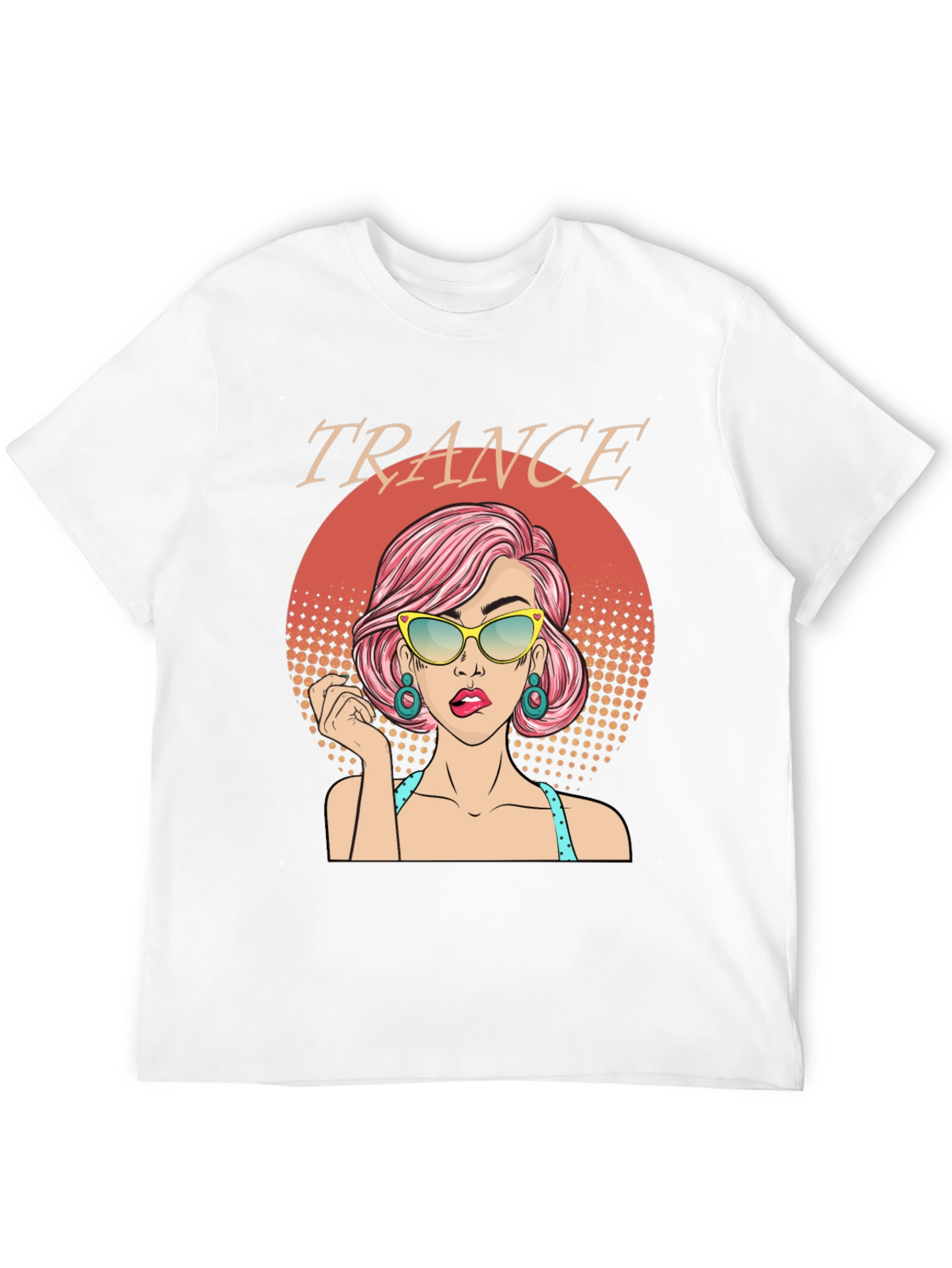 Trance Music T-Shirt - Retro Pop Art Graphic Tee