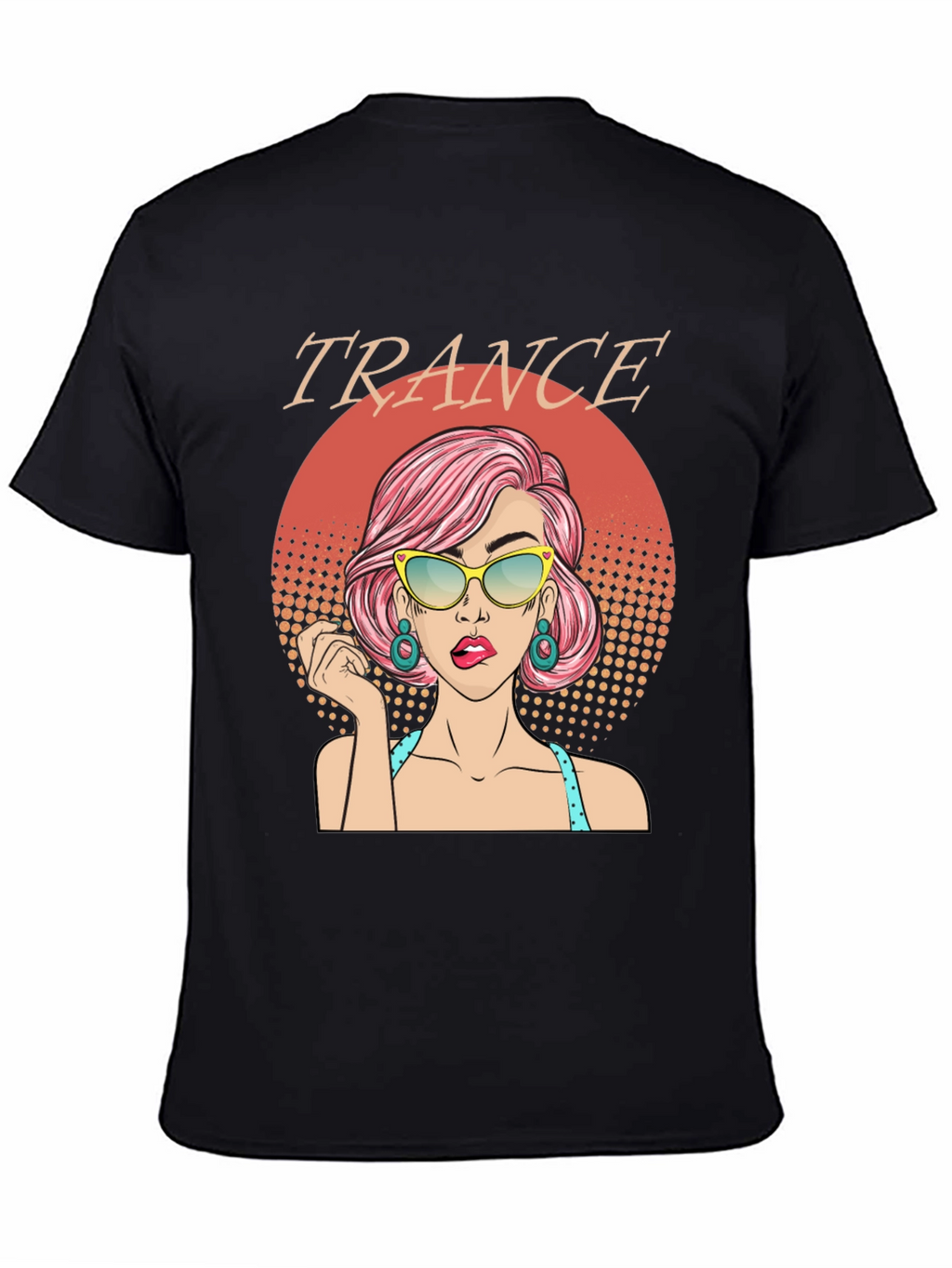 Trance Music T-Shirt - Retro Pop Art Graphic Tee