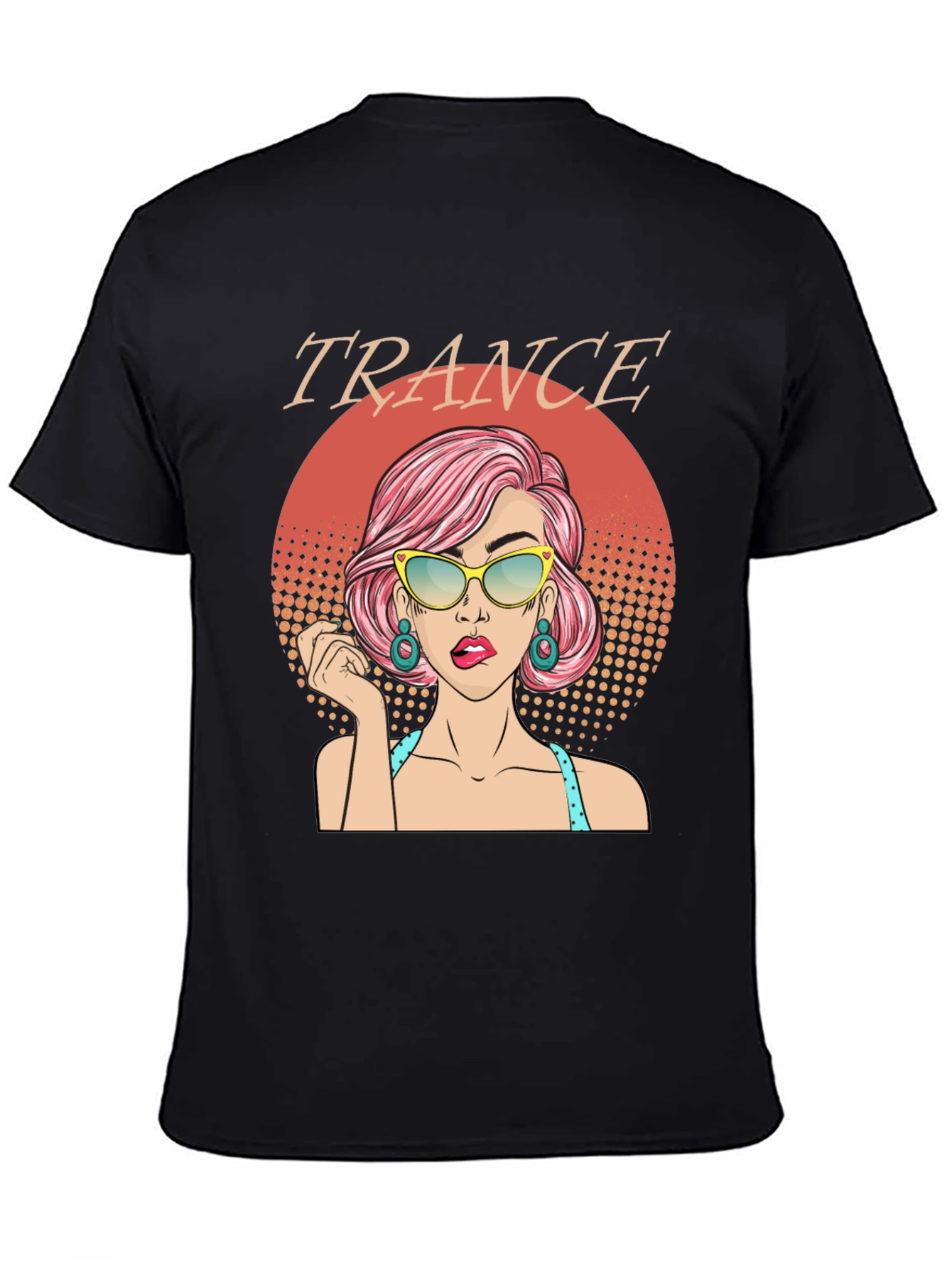 Trance Music T-Shirt - Retro Pop Art Graphic Tee