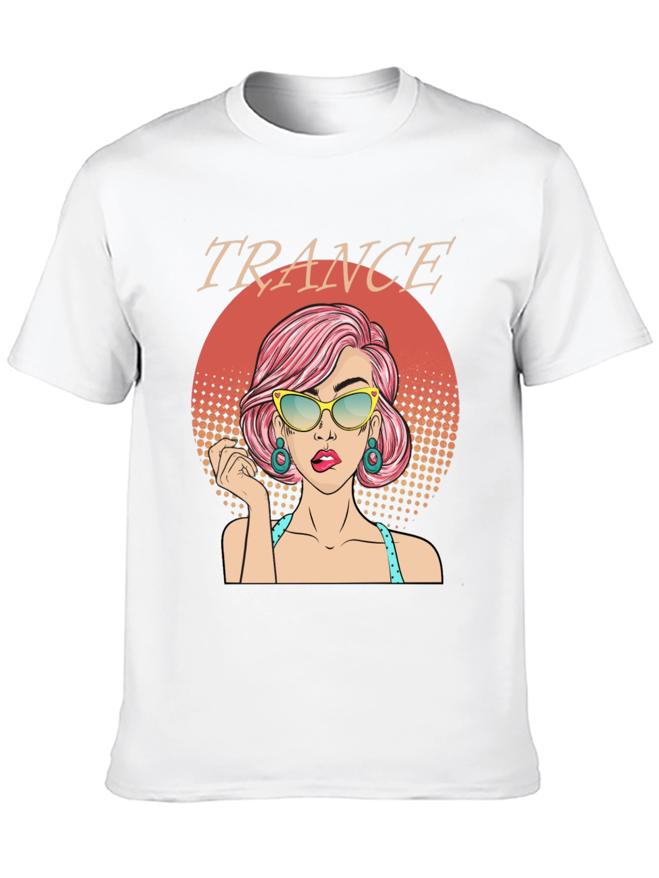 Trance Music T-Shirt - Retro Pop Art Graphic Tee