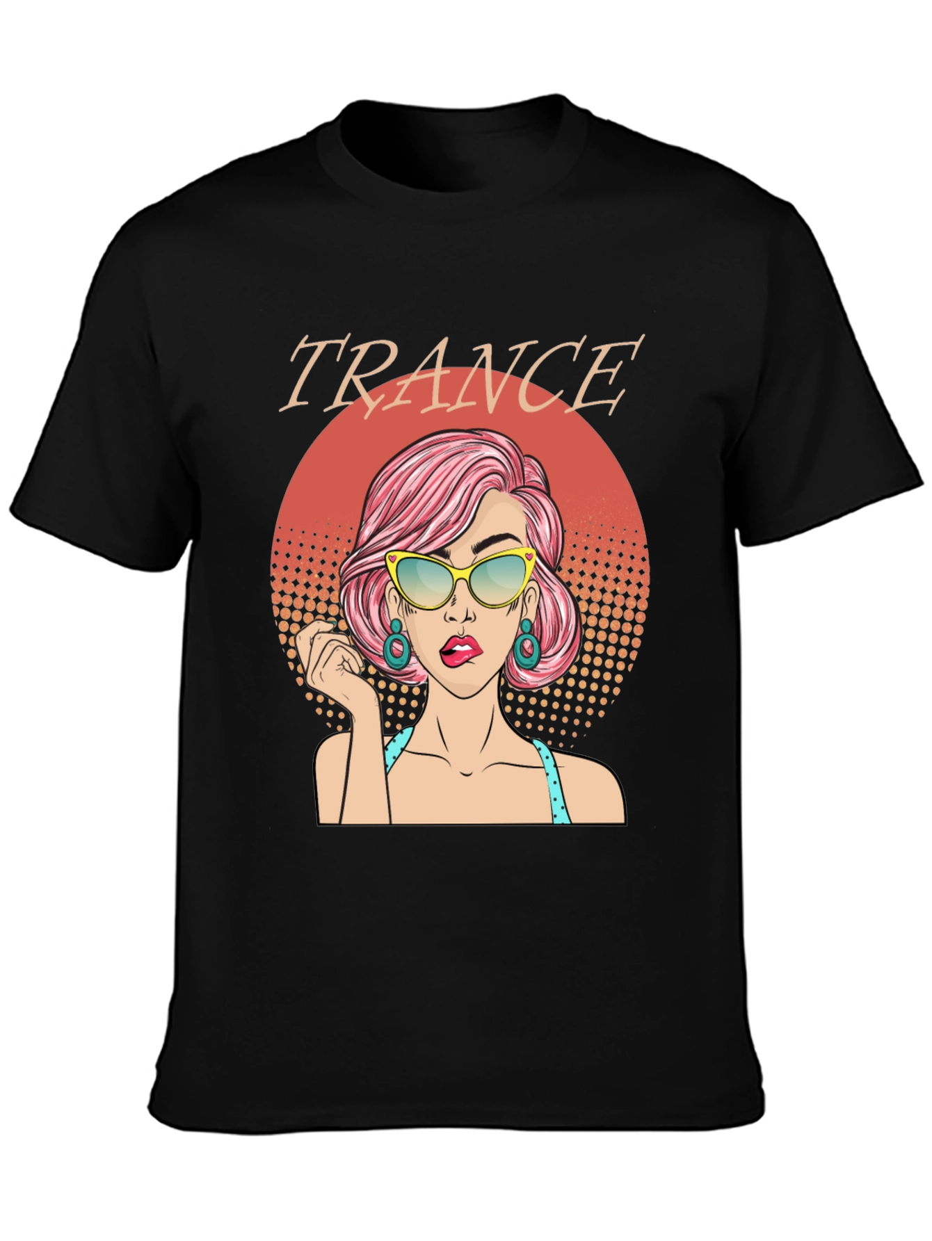 Trance Music T-Shirt - Retro Pop Art Graphic Tee