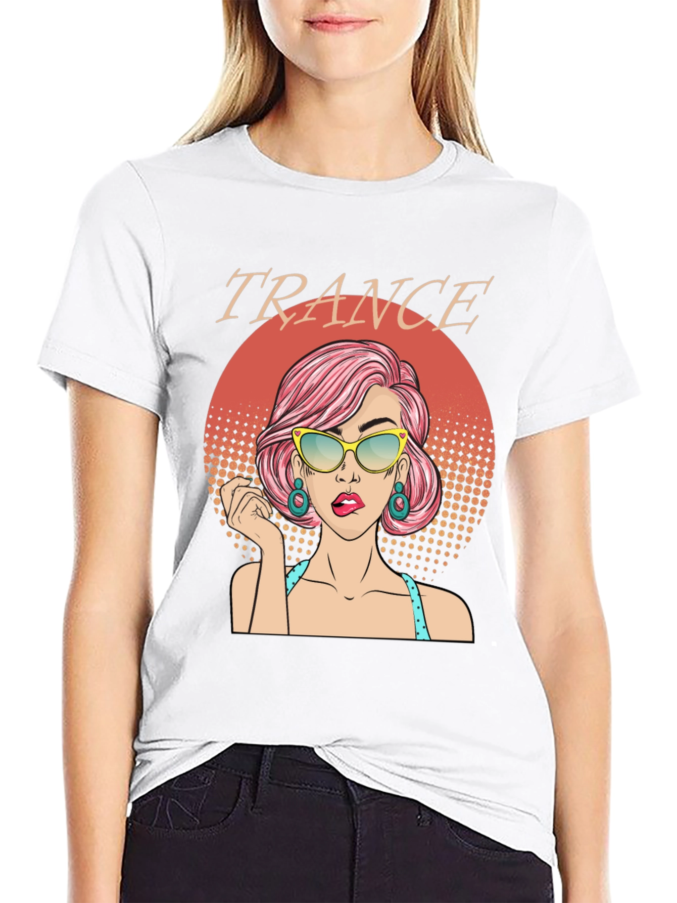Trance Music T-Shirt - Retro Pop Art Graphic Tee