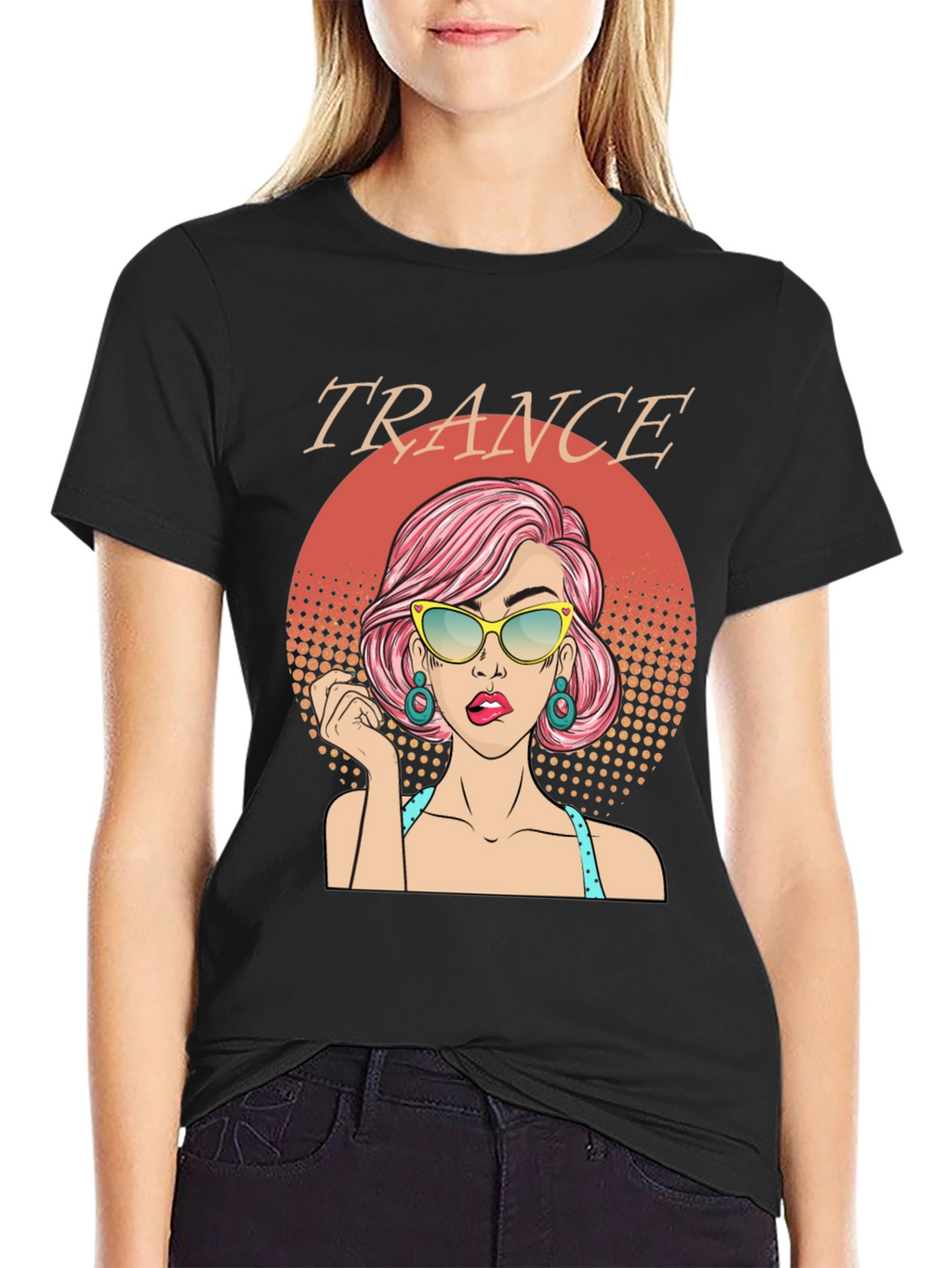 Trance Music T-Shirt - Retro Pop Art Graphic Tee