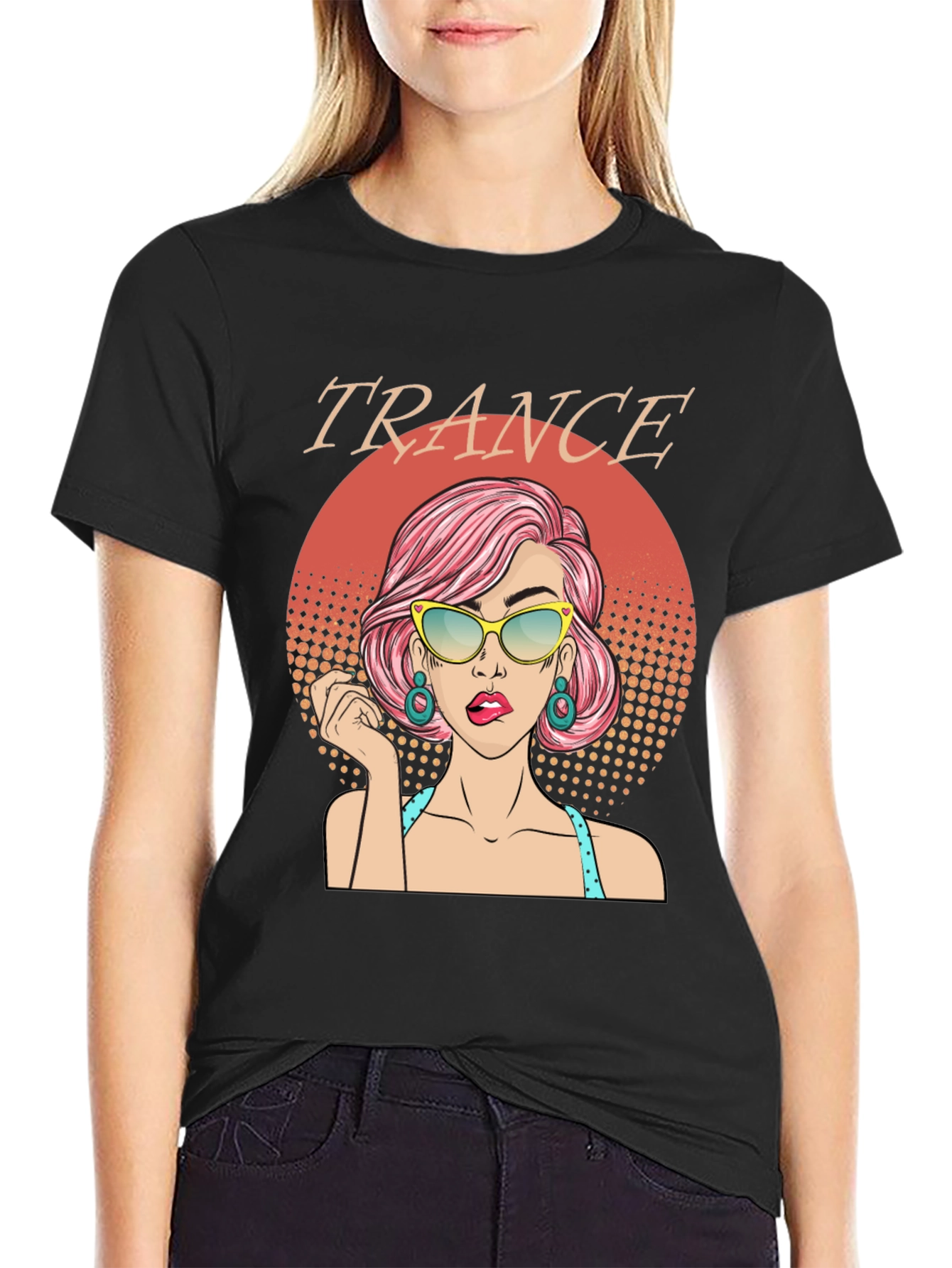 Trance Music T-Shirt - Retro Pop Art Graphic Tee
