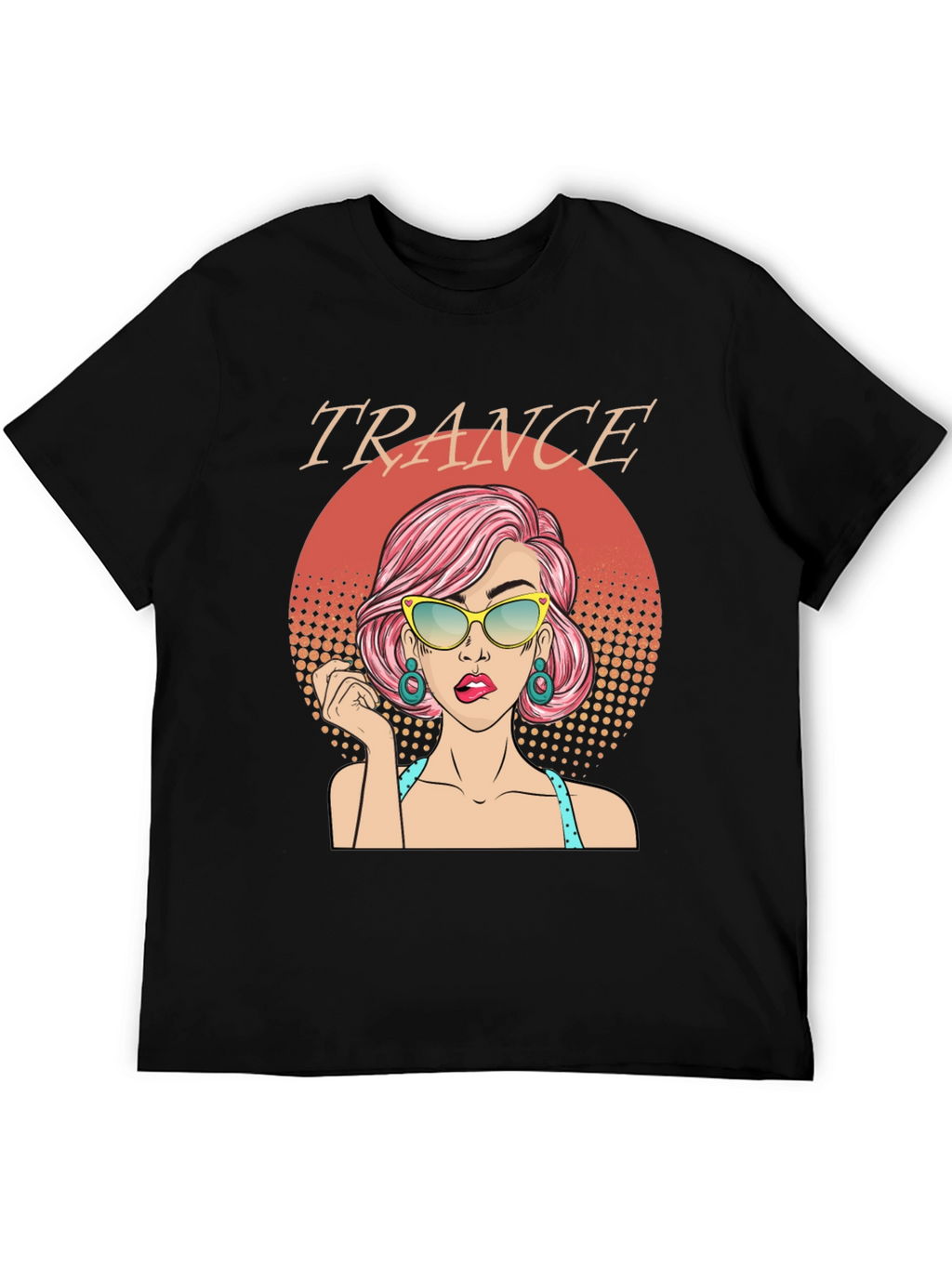 Trance Music T-Shirt - Retro Pop Art Graphic Tee