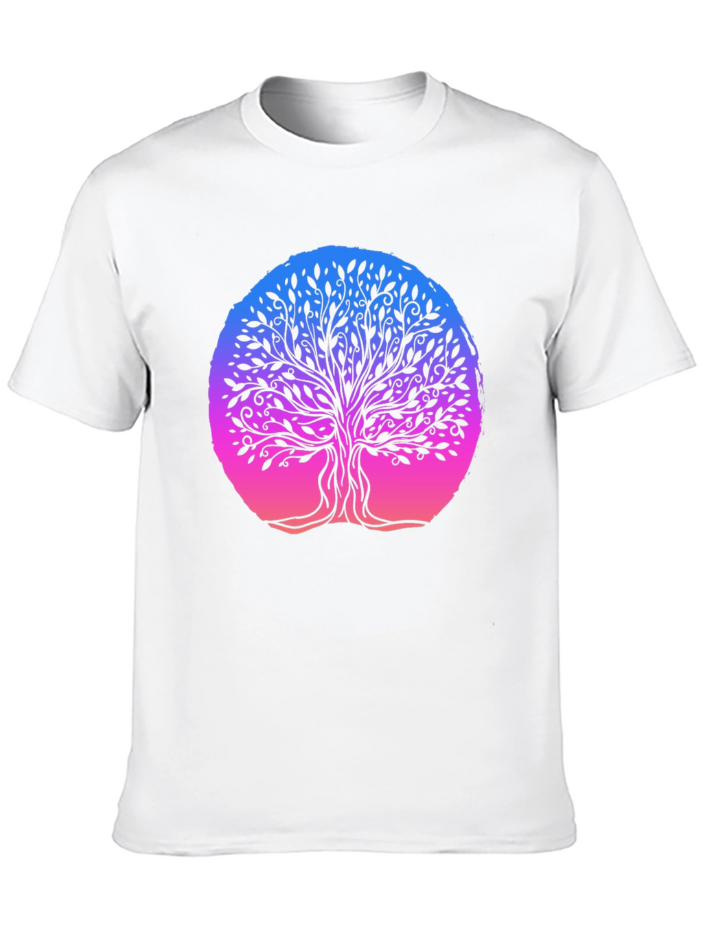 Tree of Life Graphic Tee - Black Cotton Blend
