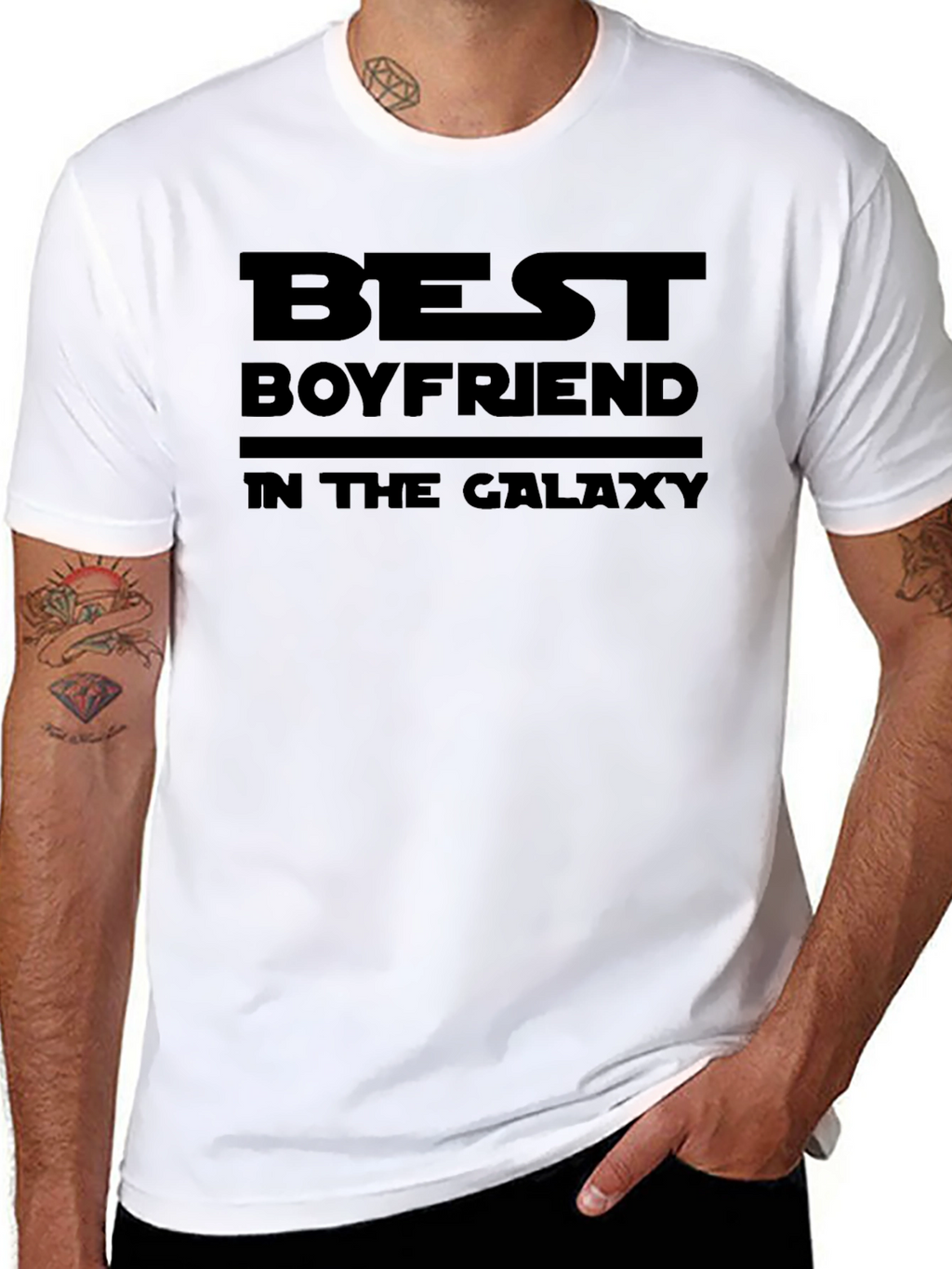 Best Boyfriend in the Galaxy Graphic Tee