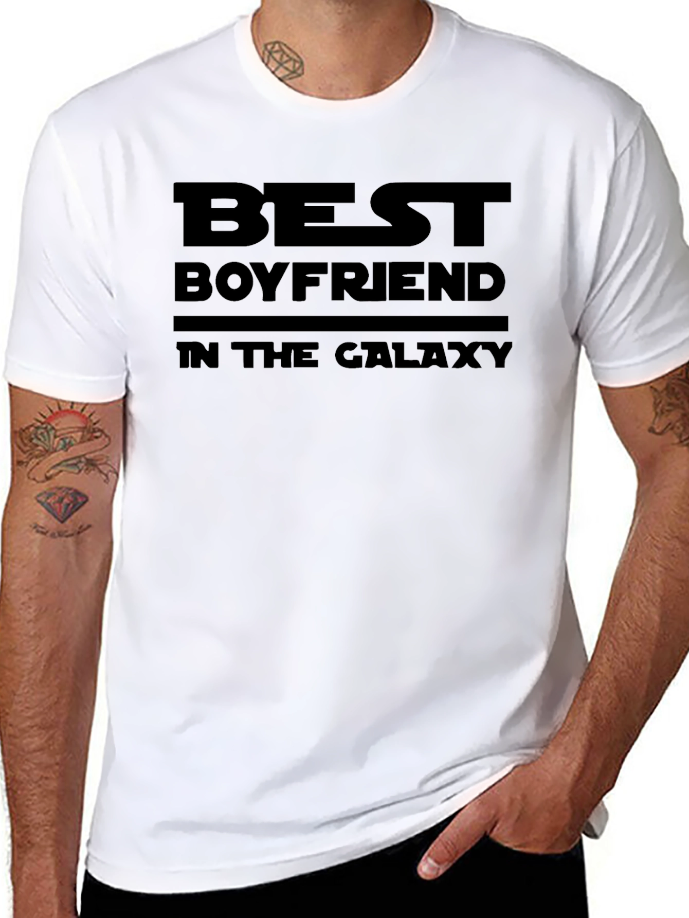 Best Boyfriend in the Galaxy Graphic Tee