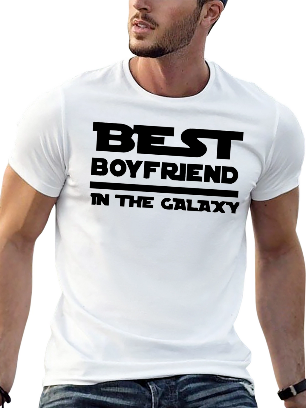 Best Boyfriend in the Galaxy Graphic Tee