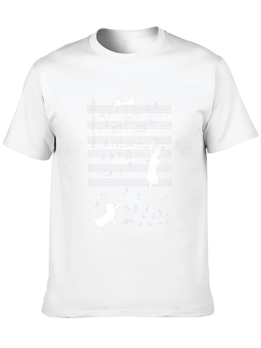 Musical Cats T-Shirt - Black