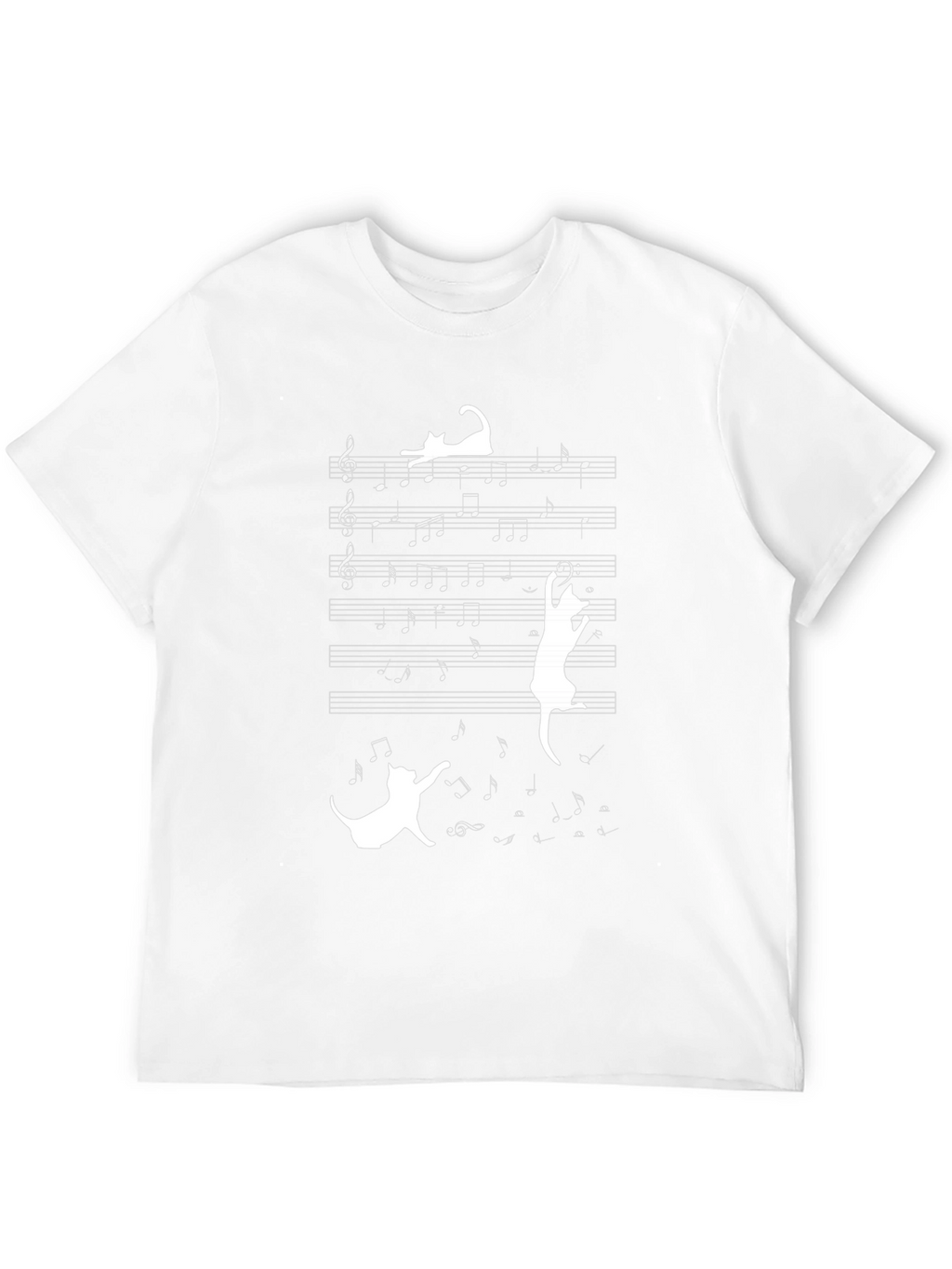 Musical Cats T-Shirt - Black