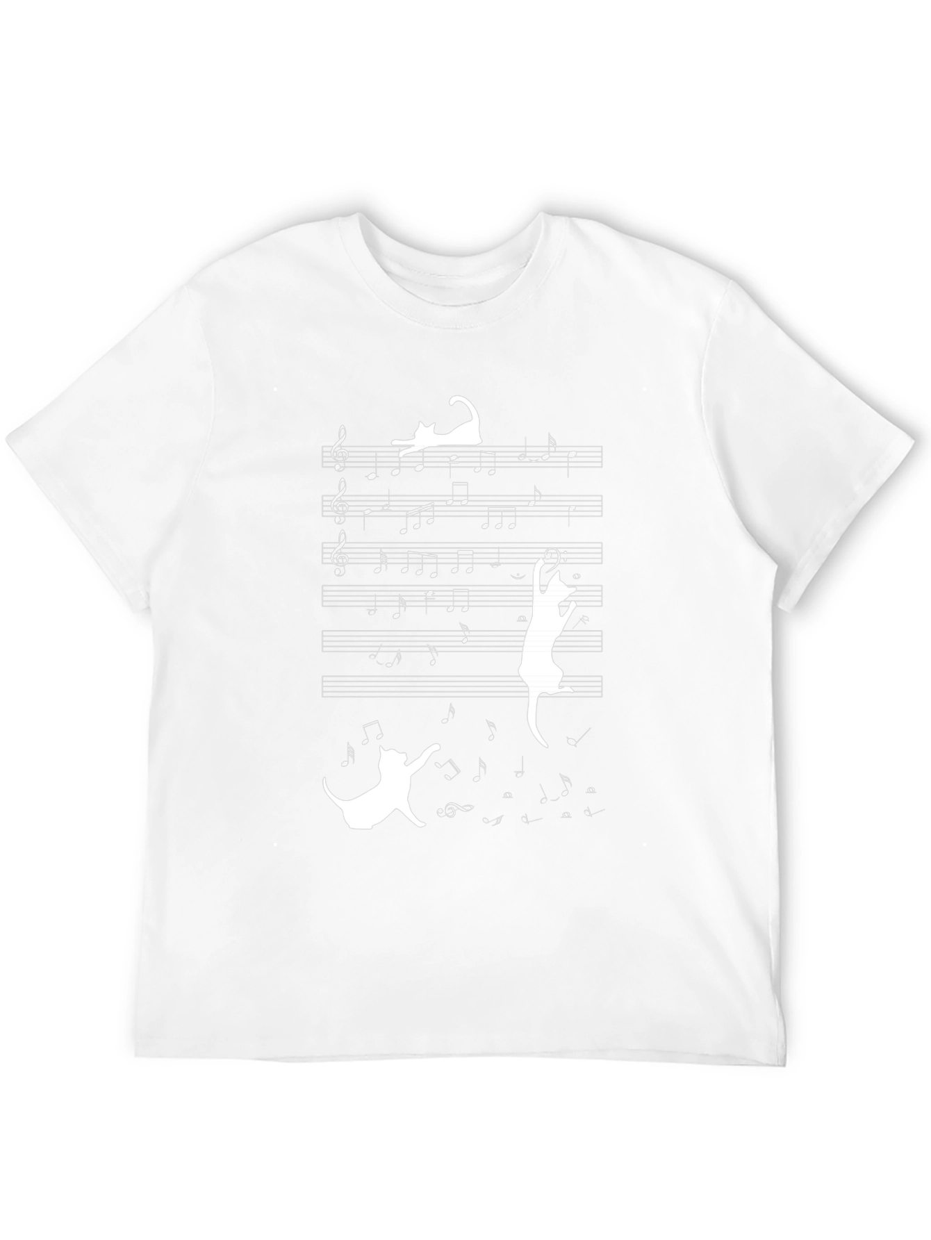 Musical Cats T-Shirt - Black