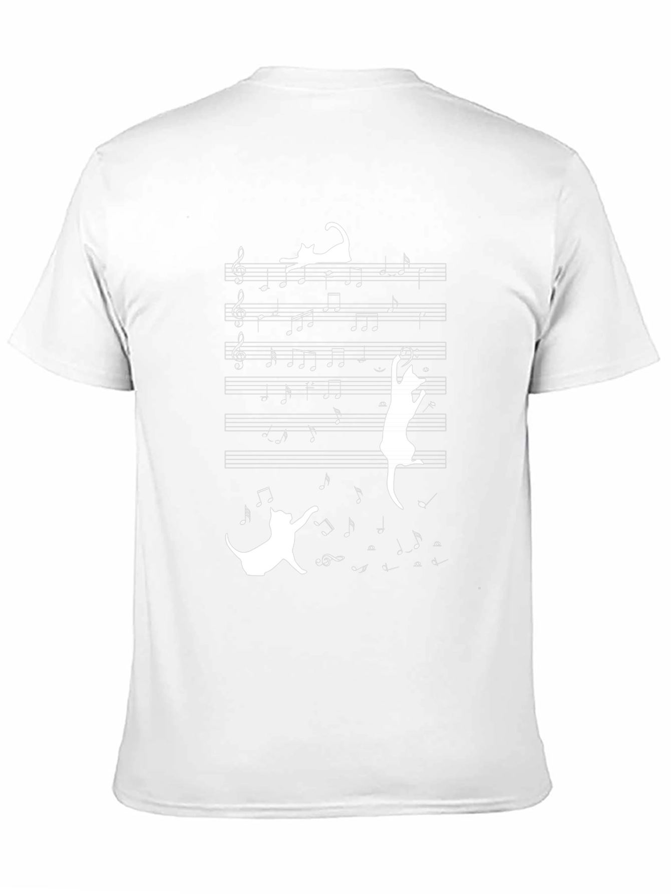 Musical Cats T-Shirt - Black
