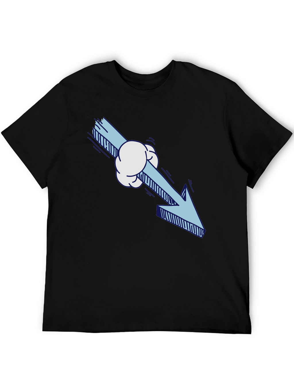Cartoon Arrow T-Shirt - Novelty Graphic Tee