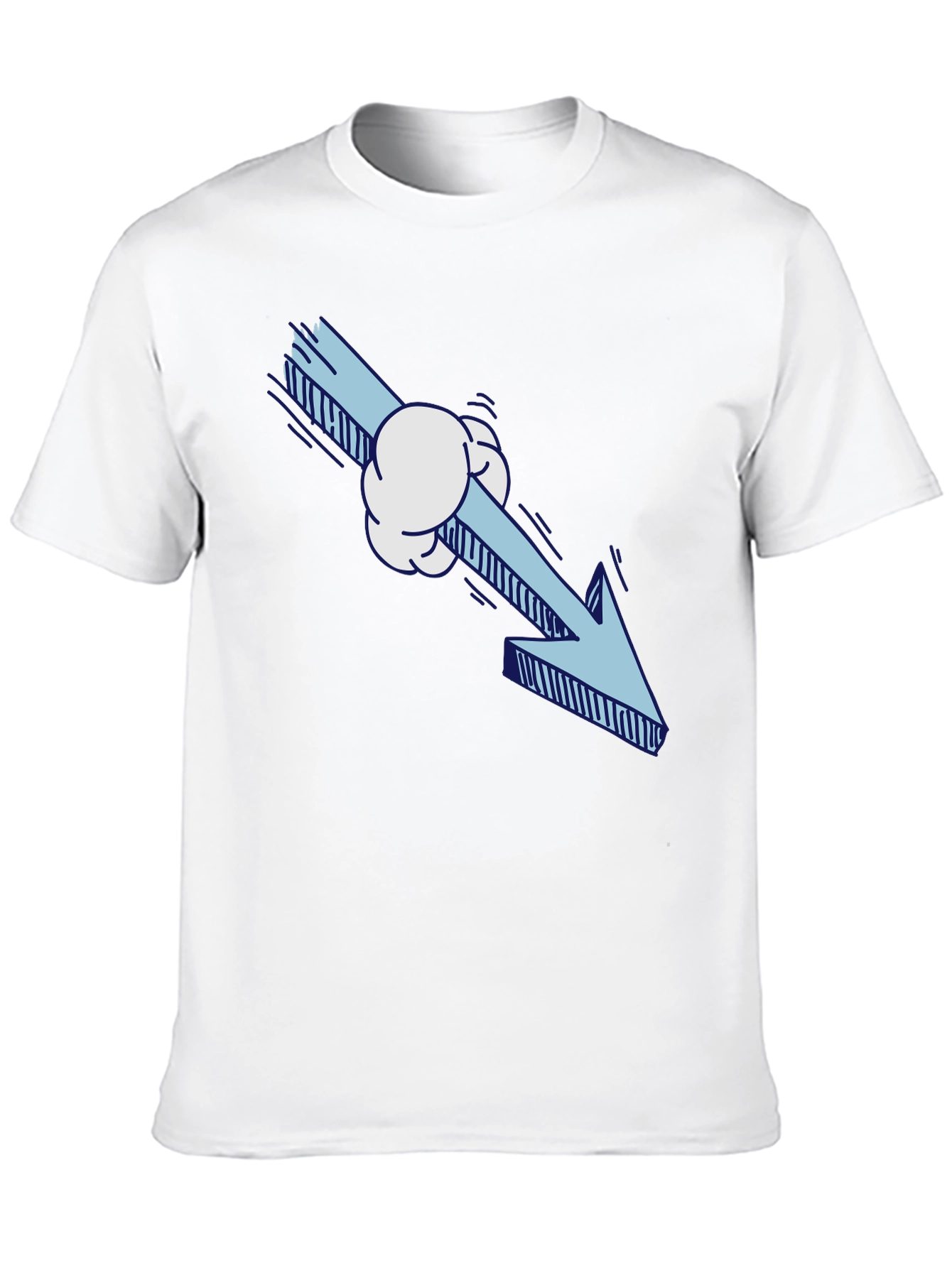 Cartoon Arrow T-Shirt - Novelty Graphic Tee