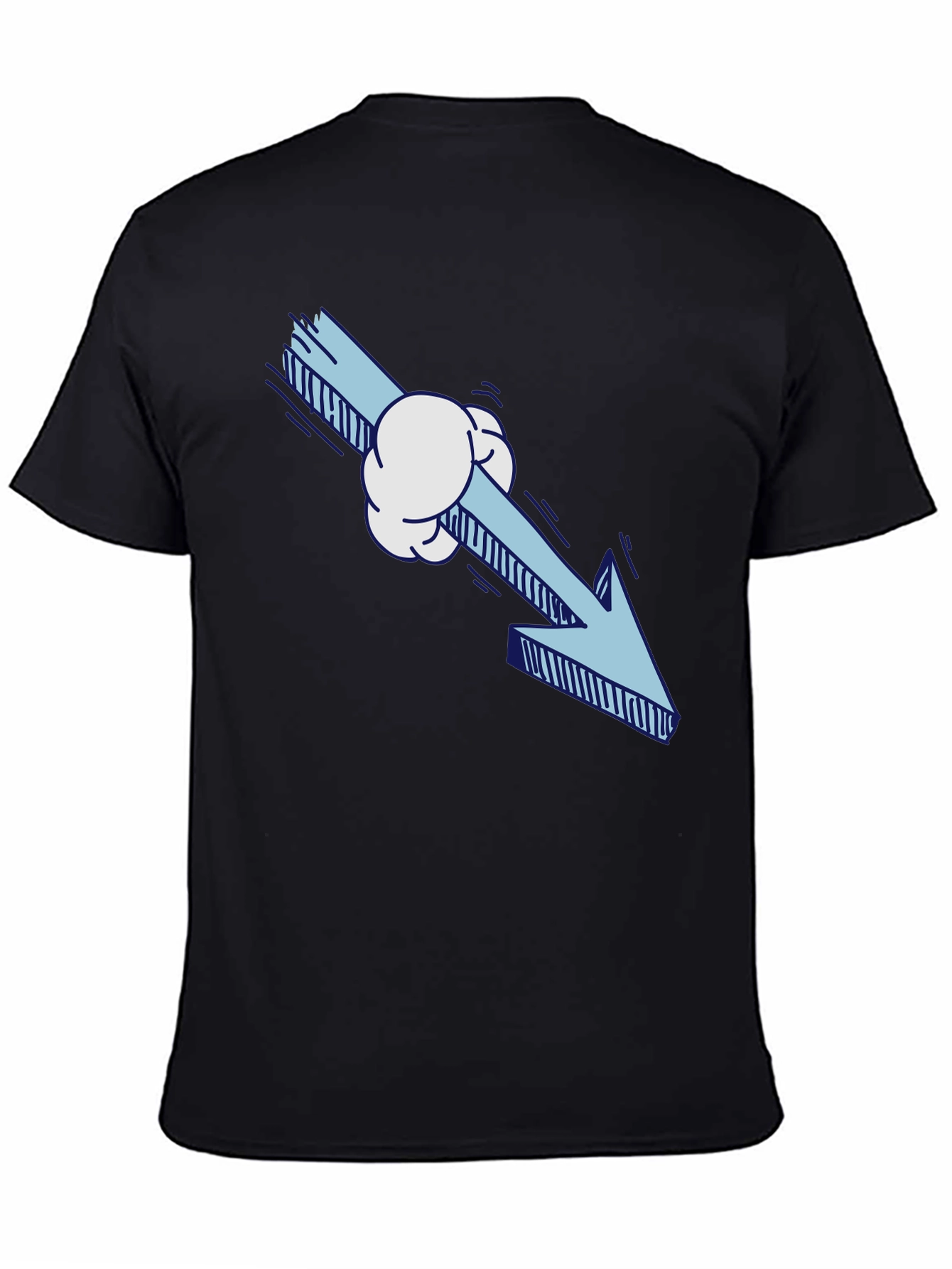 Cartoon Arrow T-Shirt - Novelty Graphic Tee