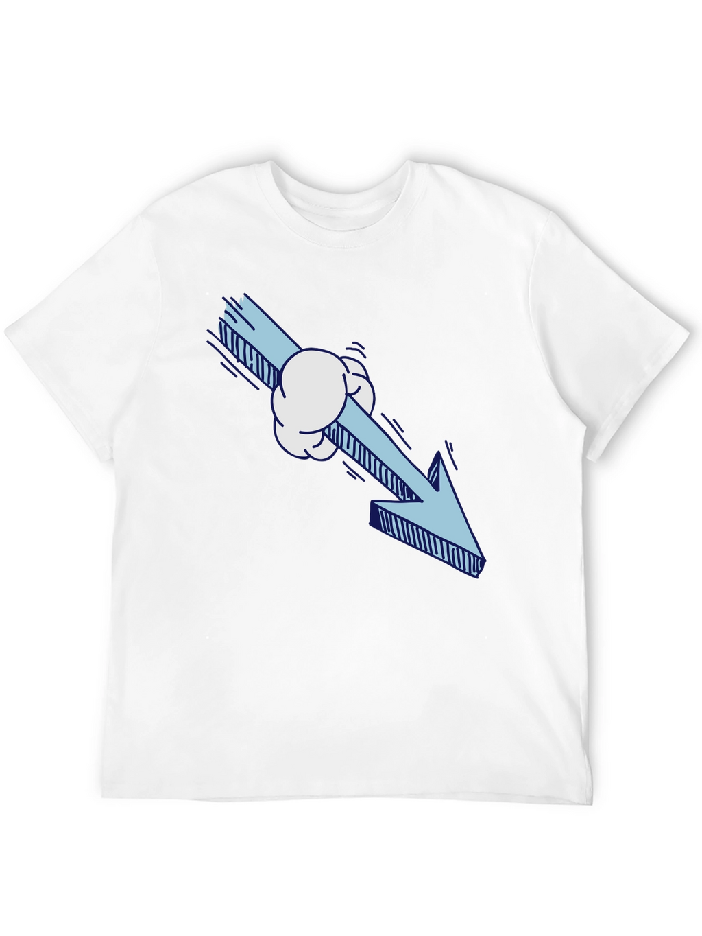 Cartoon Arrow T-Shirt - Novelty Graphic Tee