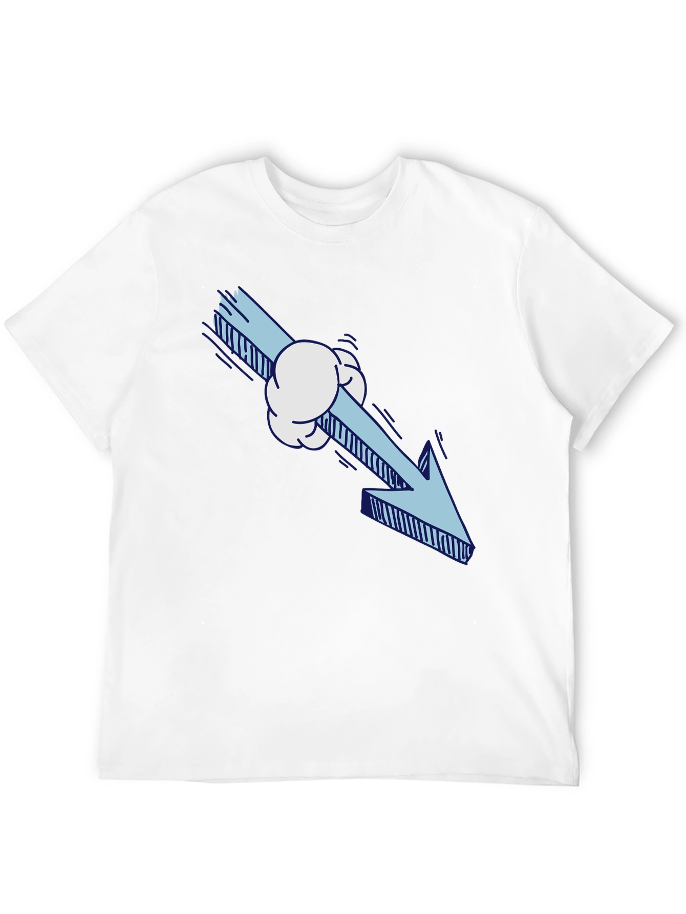 Cartoon Arrow T-Shirt - Novelty Graphic Tee