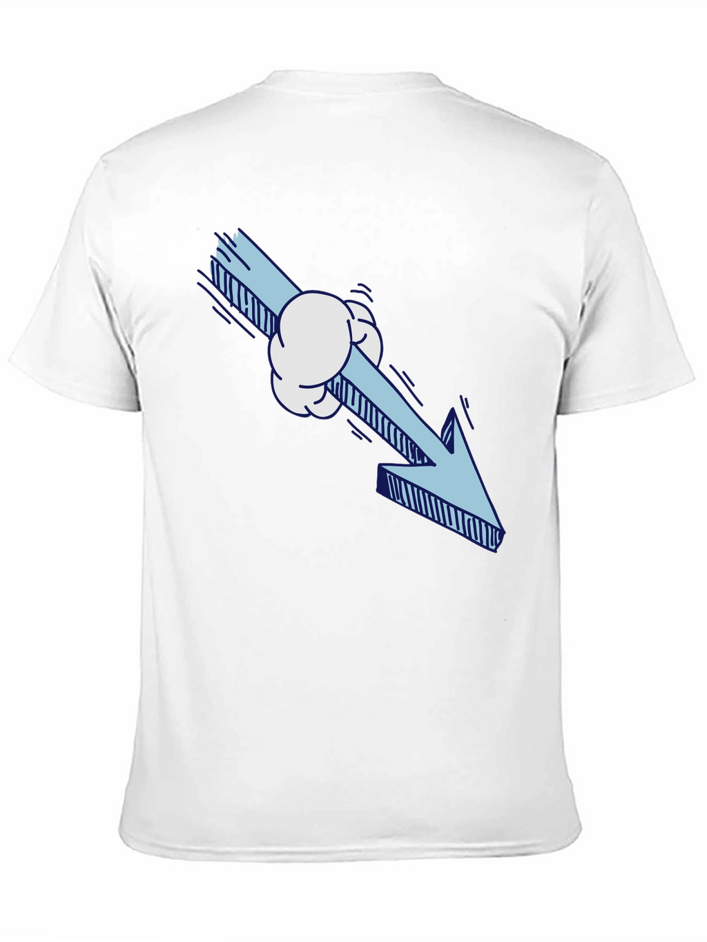 Cartoon Arrow T-Shirt - Novelty Graphic Tee