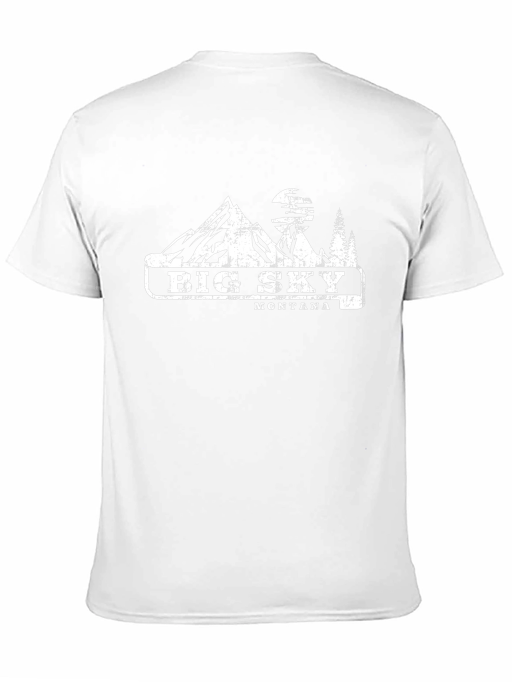 Big Sky Montana Graphic Tee - Mountain Design