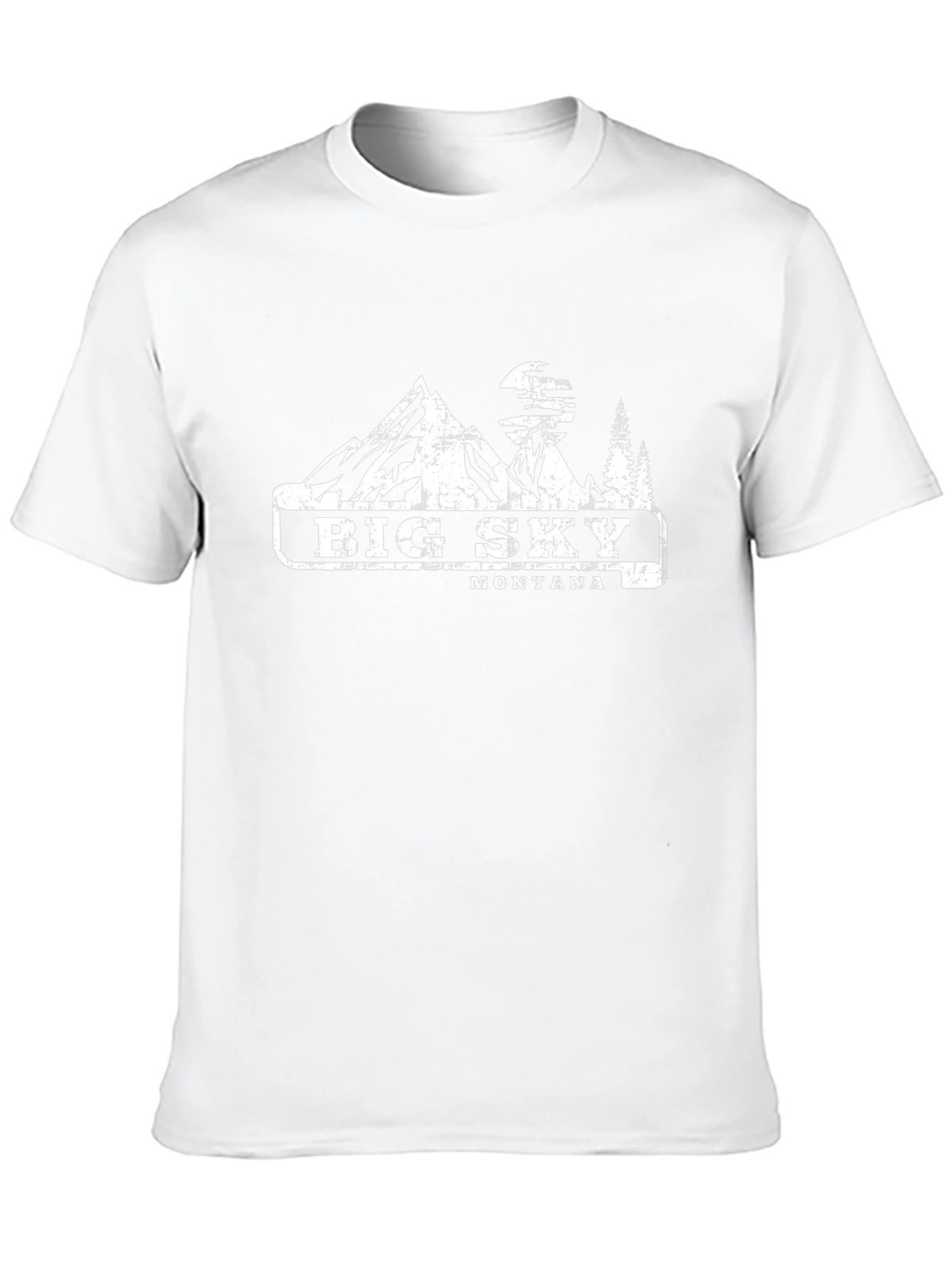 Big Sky Montana Graphic Tee - Mountain Design